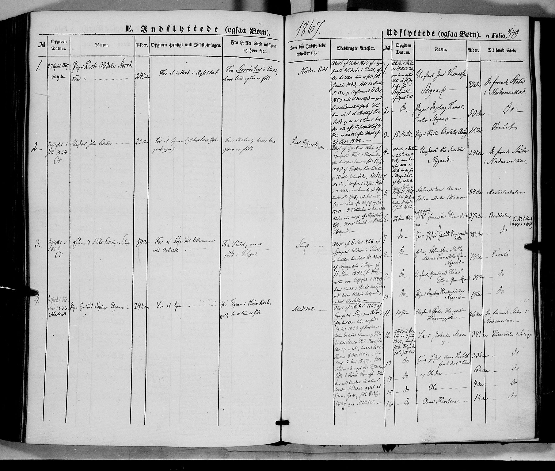 Tolga prestekontor, AV/SAH-PREST-062/K/L0006: Parish register (official) no. 6, 1852-1876, p. 349