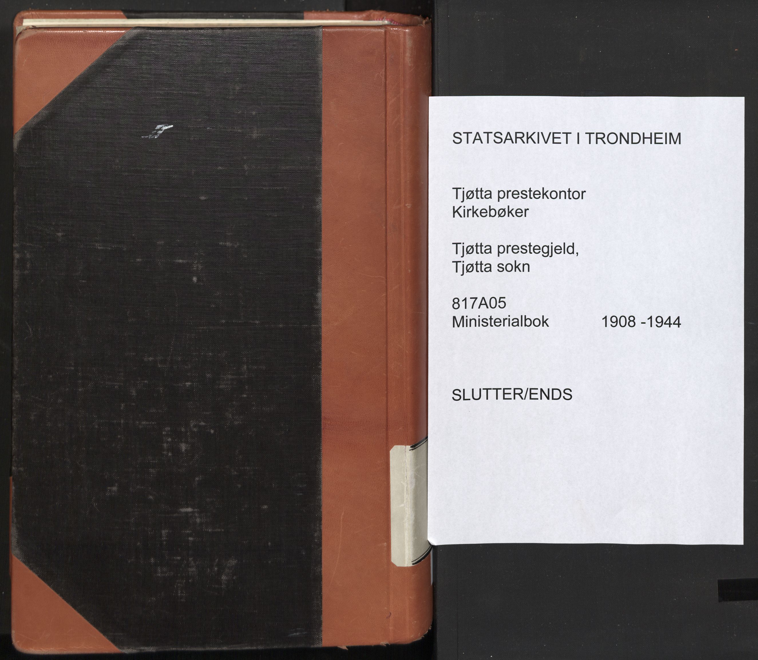 Ministerialprotokoller, klokkerbøker og fødselsregistre - Nordland, AV/SAT-A-1459/817/L0265: Parish register (official) no. 817A05, 1908-1944