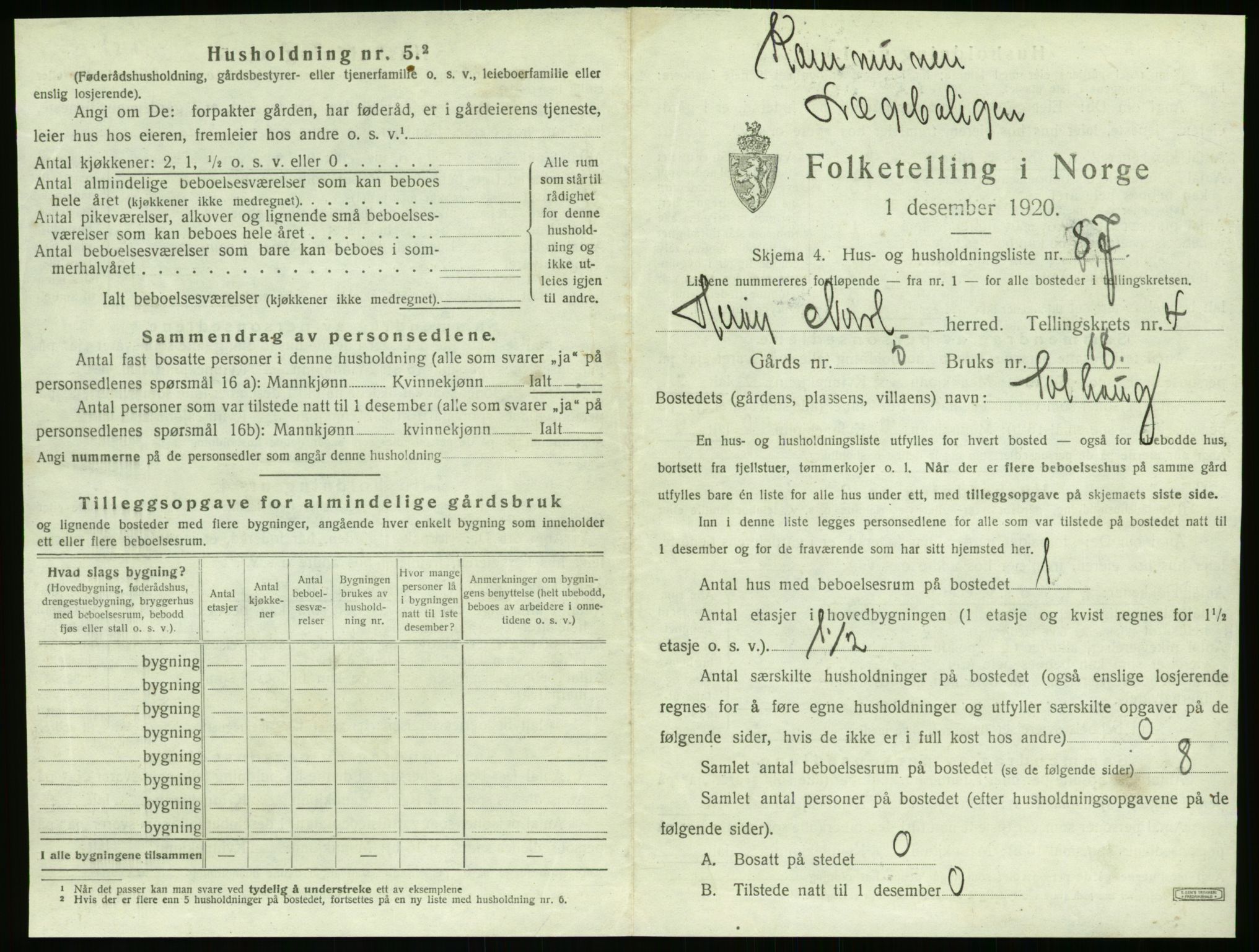 SAT, 1920 census for Herøy, 1920, p. 472