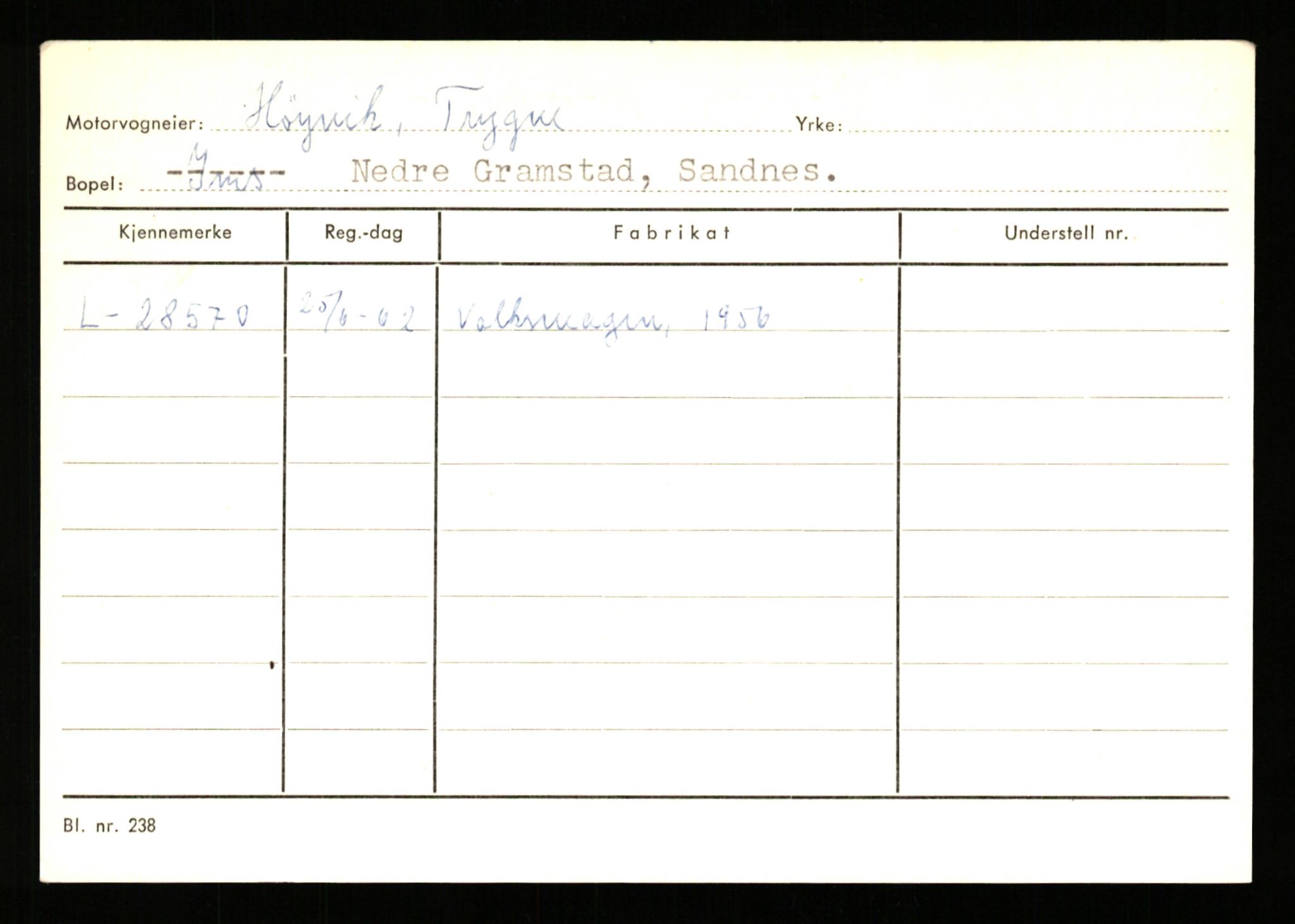 Stavanger trafikkstasjon, SAST/A-101942/0/H/L0017: Høymark - Isaksen, 1930-1971, p. 153