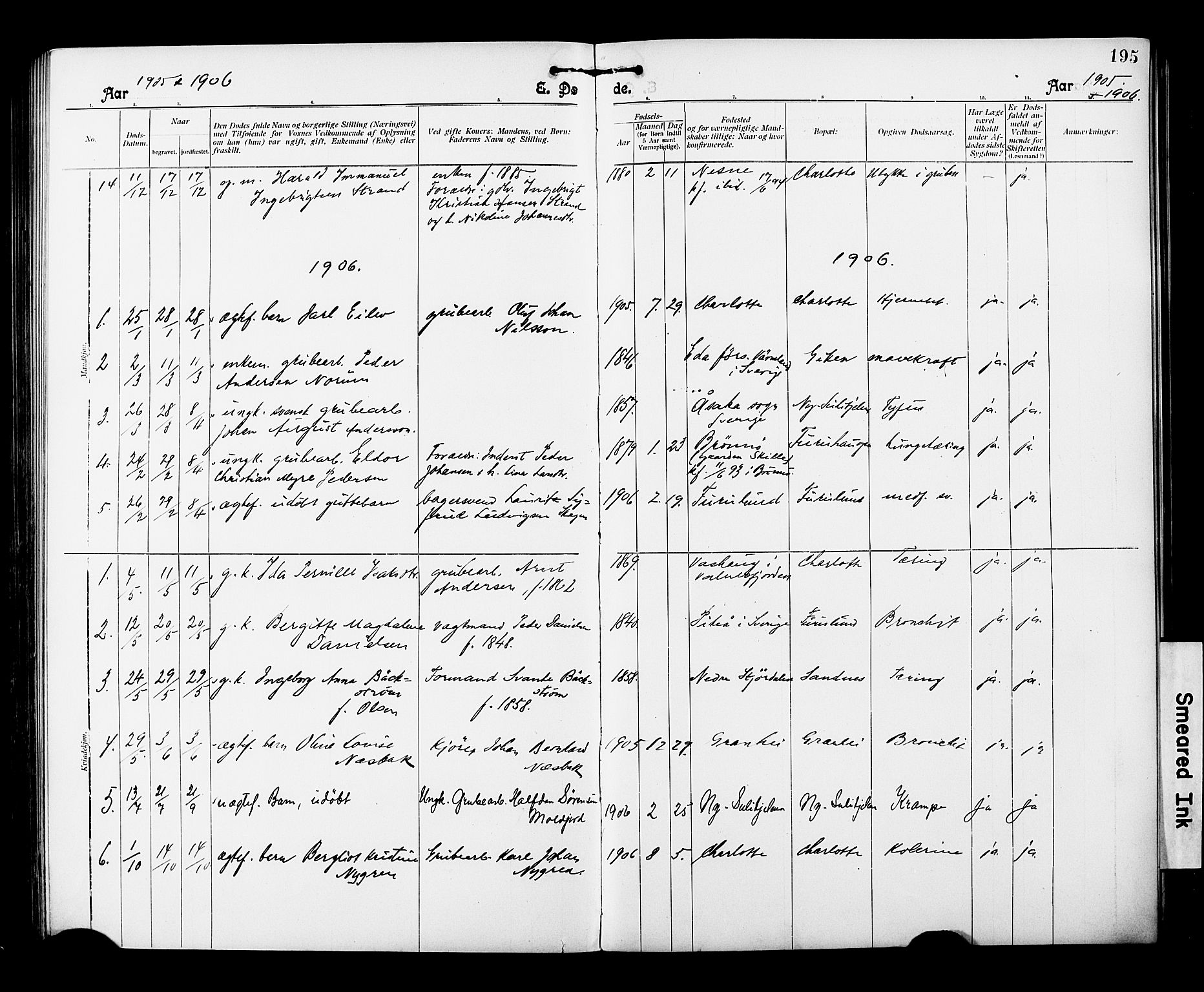 Ministerialprotokoller, klokkerbøker og fødselsregistre - Nordland, AV/SAT-A-1459/850/L0709: Parish register (official) no. 850A01, 1899-1909, p. 195