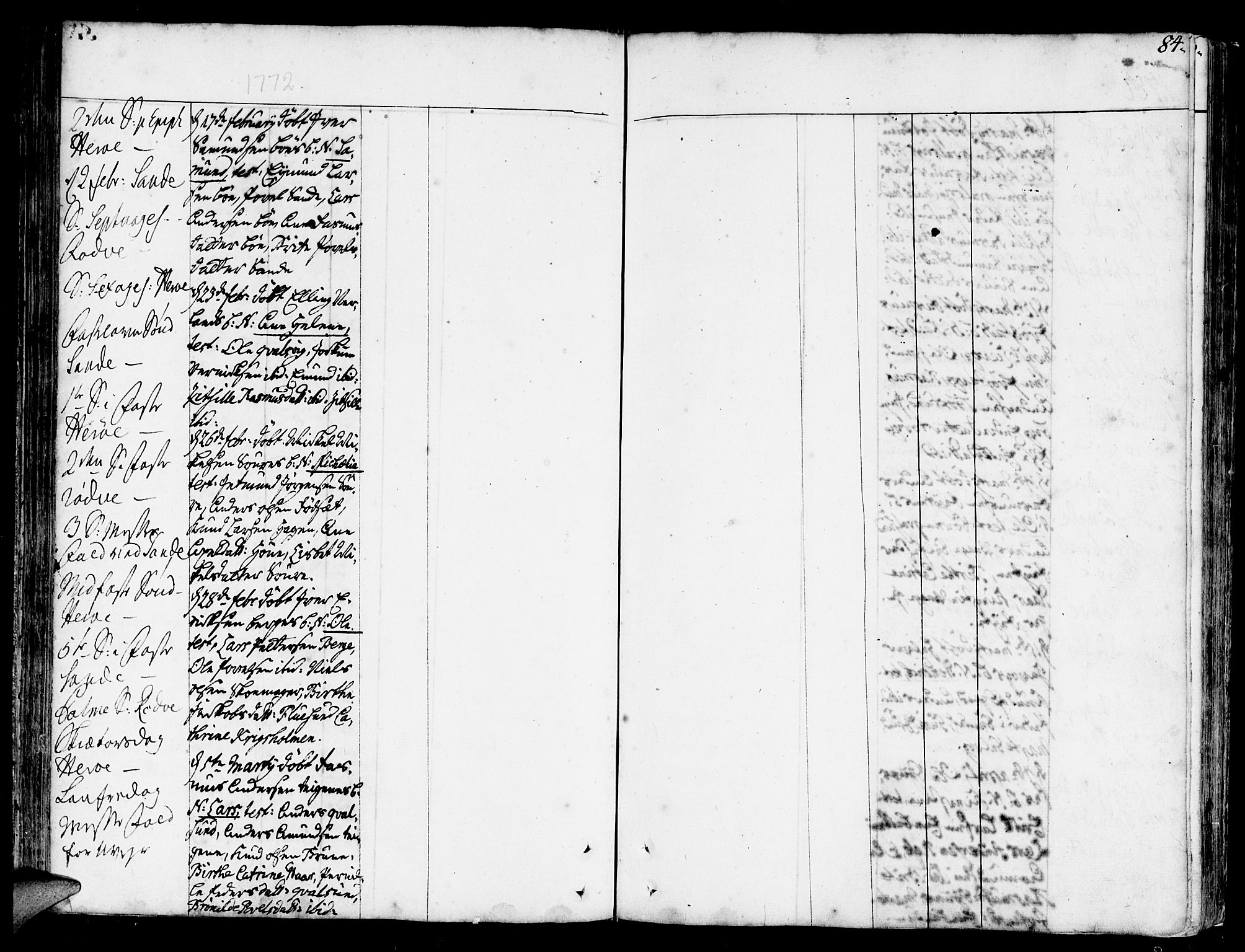 Ministerialprotokoller, klokkerbøker og fødselsregistre - Møre og Romsdal, AV/SAT-A-1454/507/L0067: Parish register (official) no. 507A02, 1767-1788, p. 84