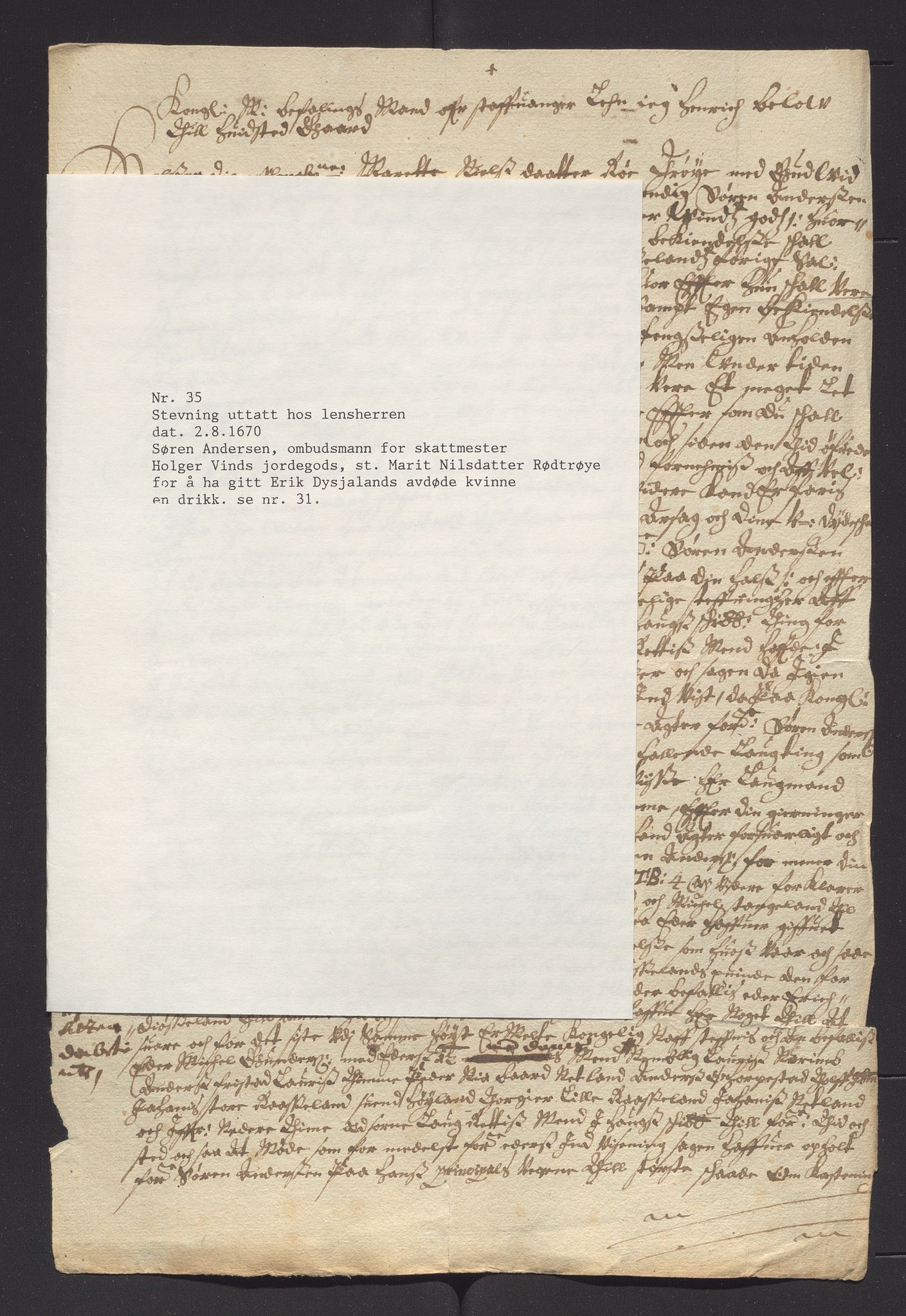 Stavanger len, AV/SAST-A-101870/Ob/L0041: Diverse, 1667-1670, p. 339