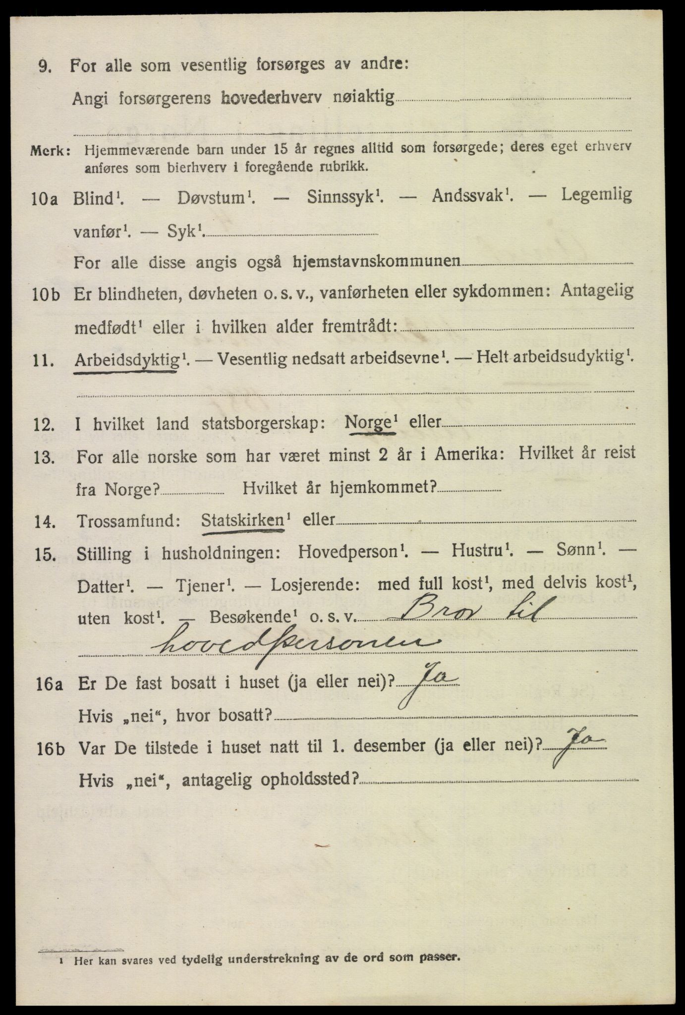 SAH, 1920 census for Åmot, 1920, p. 9632