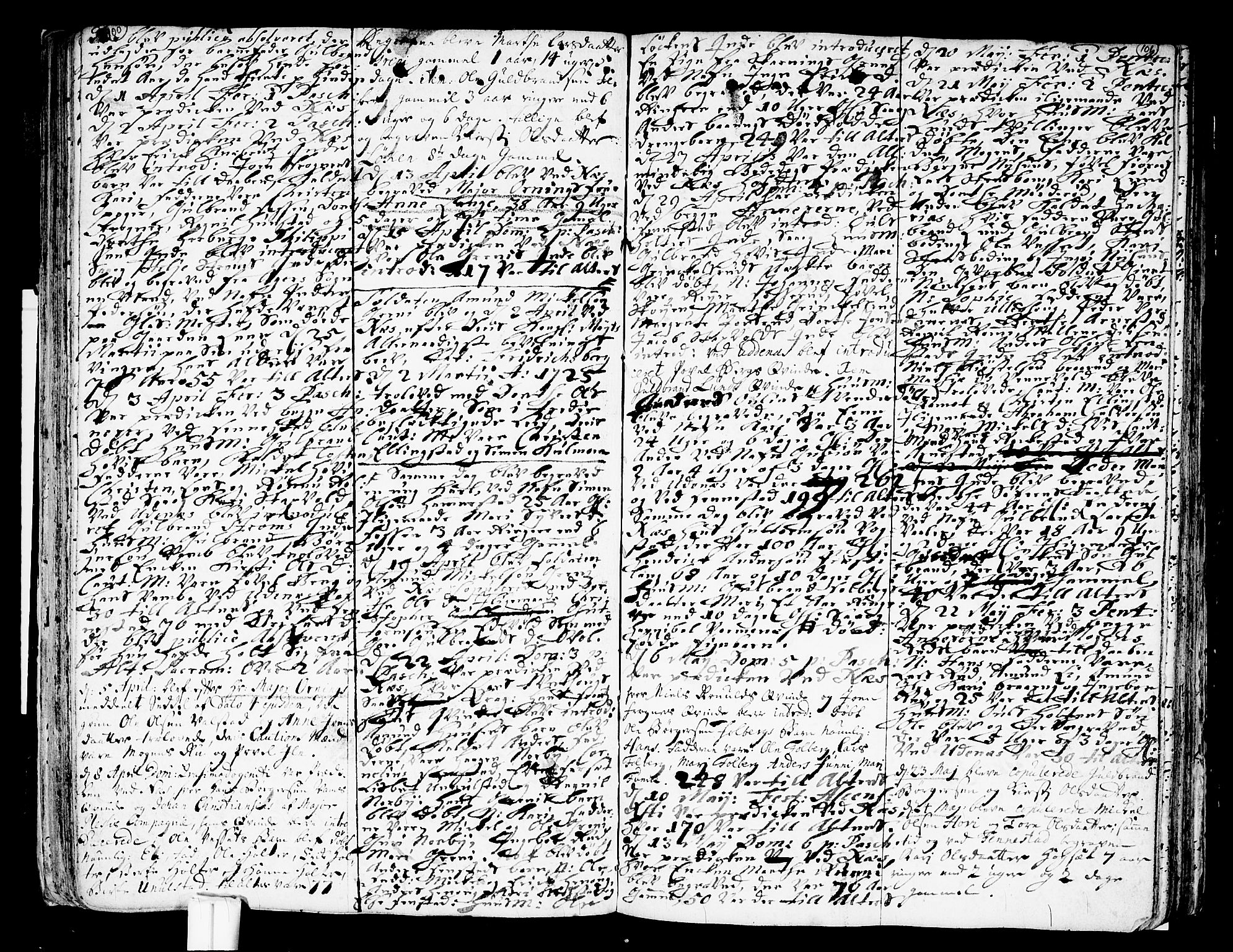 Nes prestekontor Kirkebøker, AV/SAO-A-10410/F/Fa/L0002: Parish register (official) no. I 2, 1717-1734, p. 100-101