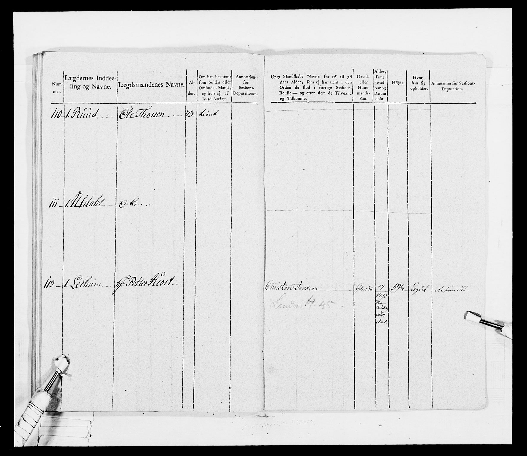 Generalitets- og kommissariatskollegiet, Det kongelige norske kommissariatskollegium, AV/RA-EA-5420/E/Eh/L0030a: Sønnafjelske gevorbne infanteriregiment, 1807, p. 411