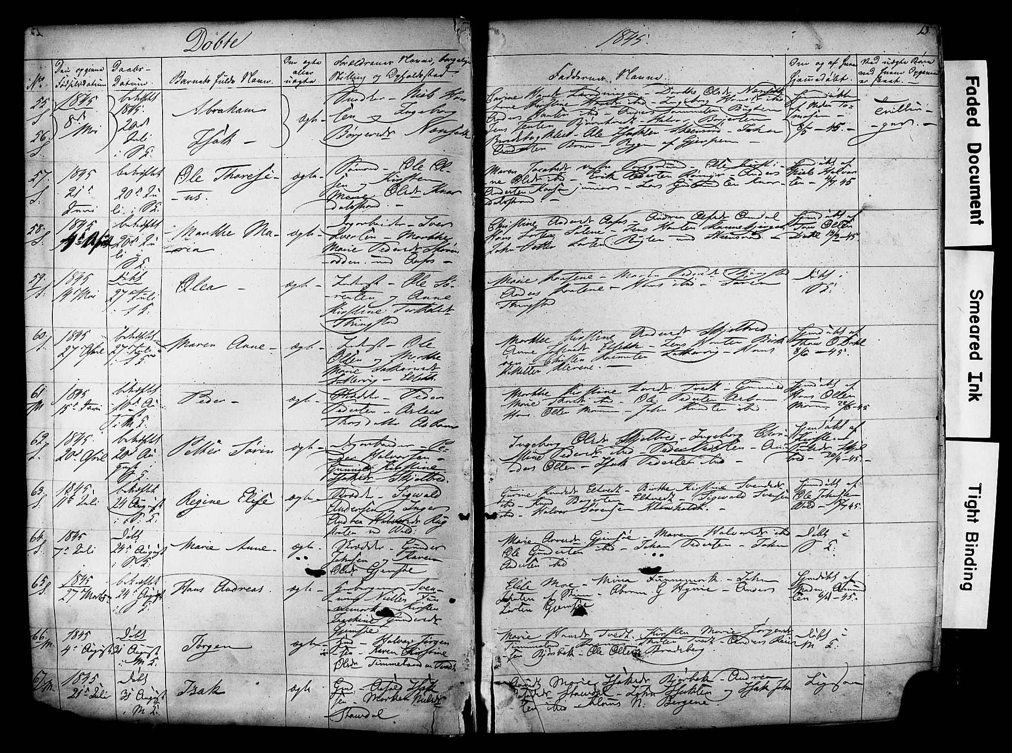 Solum kirkebøker, AV/SAKO-A-306/F/Fa/L0006: Parish register (official) no. I 6, 1844-1855, p. 13