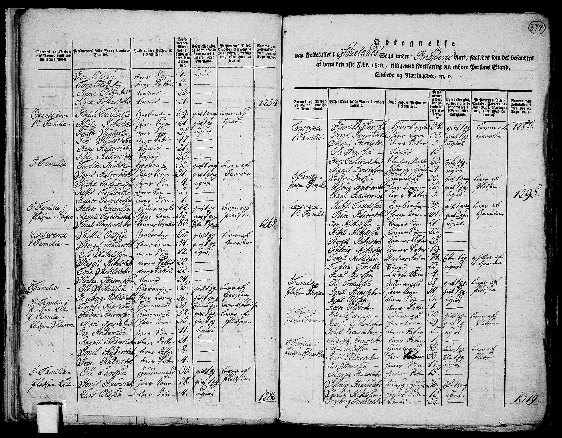 RA, 1801 census for 0827P Hjartdal, 1801, p. 378b-379a