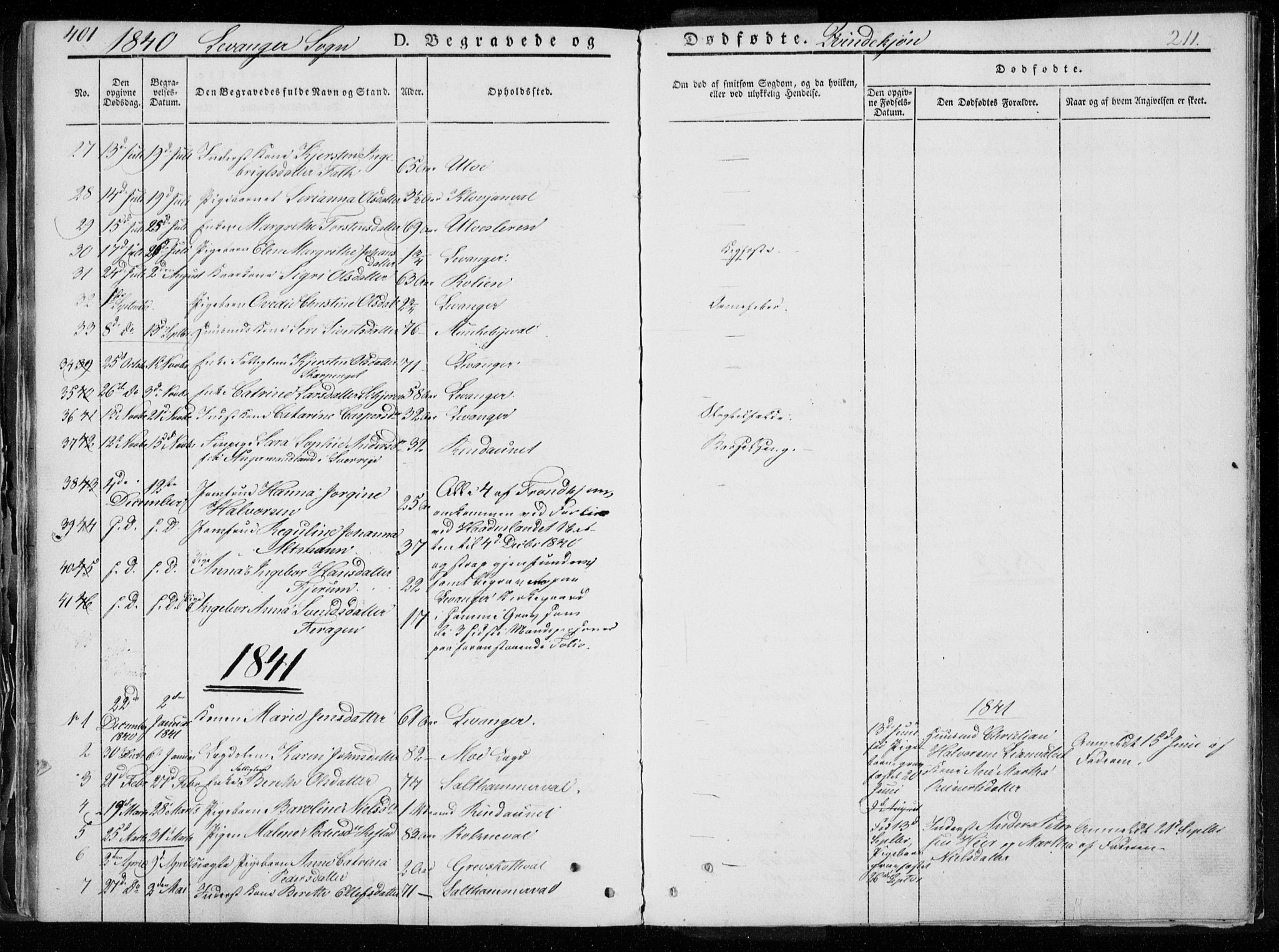 Ministerialprotokoller, klokkerbøker og fødselsregistre - Nord-Trøndelag, SAT/A-1458/720/L0183: Parish register (official) no. 720A01, 1836-1855, p. 210b-211a