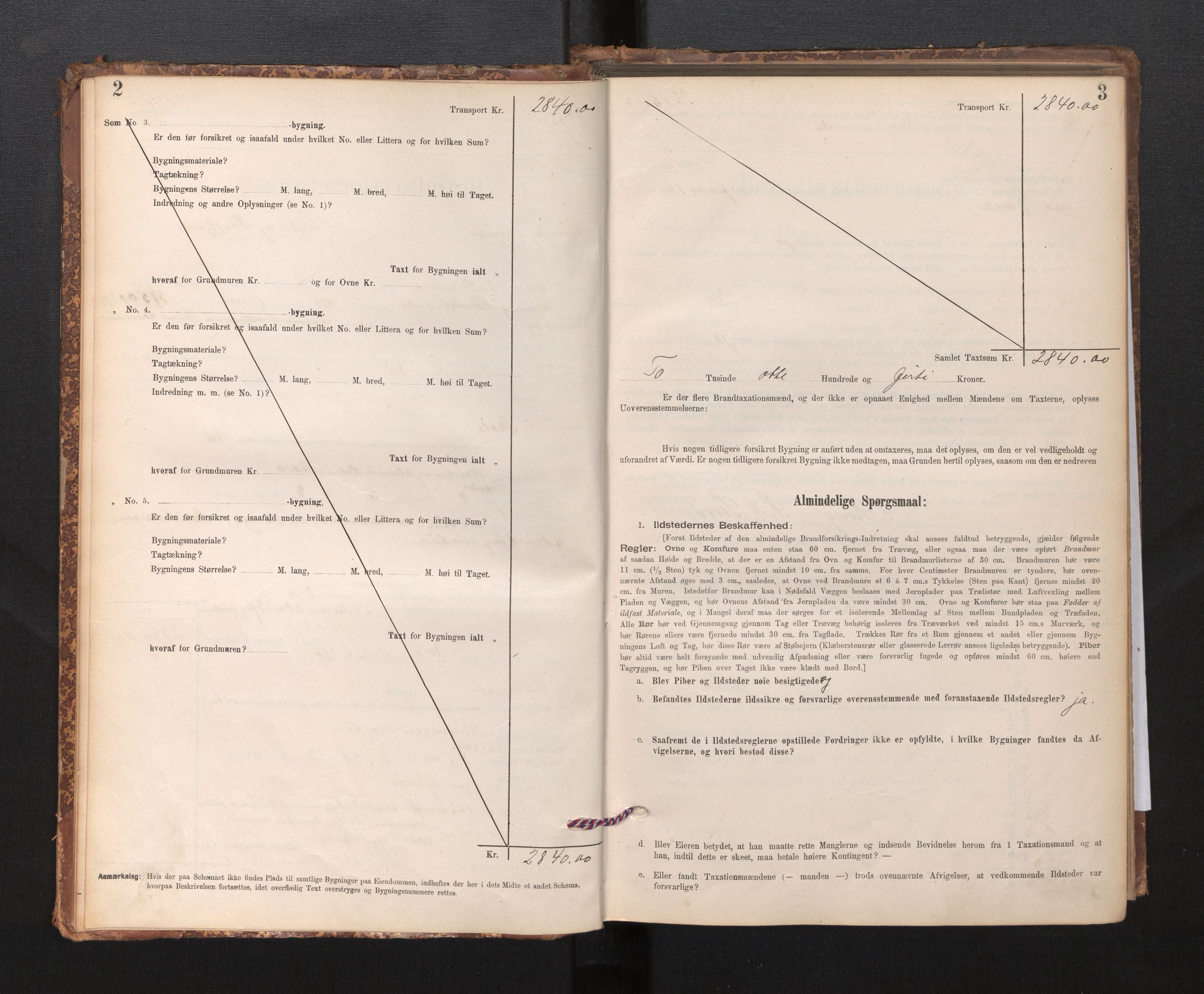 Lensmannen i Kinn, AV/SAB-A-28801/0012/L0004f: Branntakstprotokoll, skjematakst, 1894-1911, p. 2-3