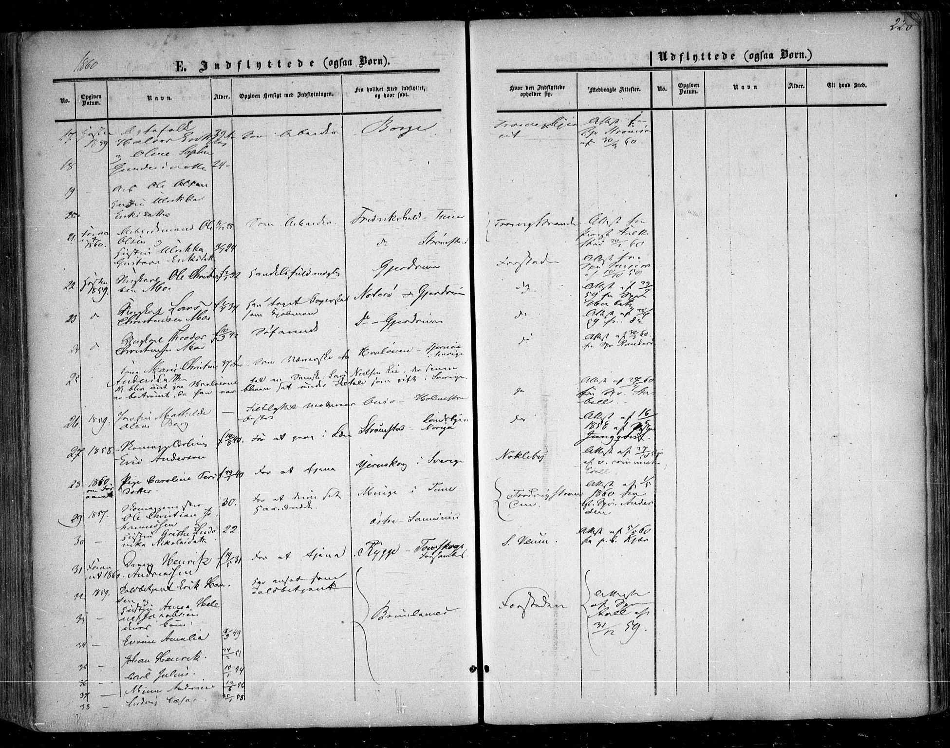 Glemmen prestekontor Kirkebøker, AV/SAO-A-10908/F/Fa/L0007: Parish register (official) no. 7, 1853-1862, p. 228