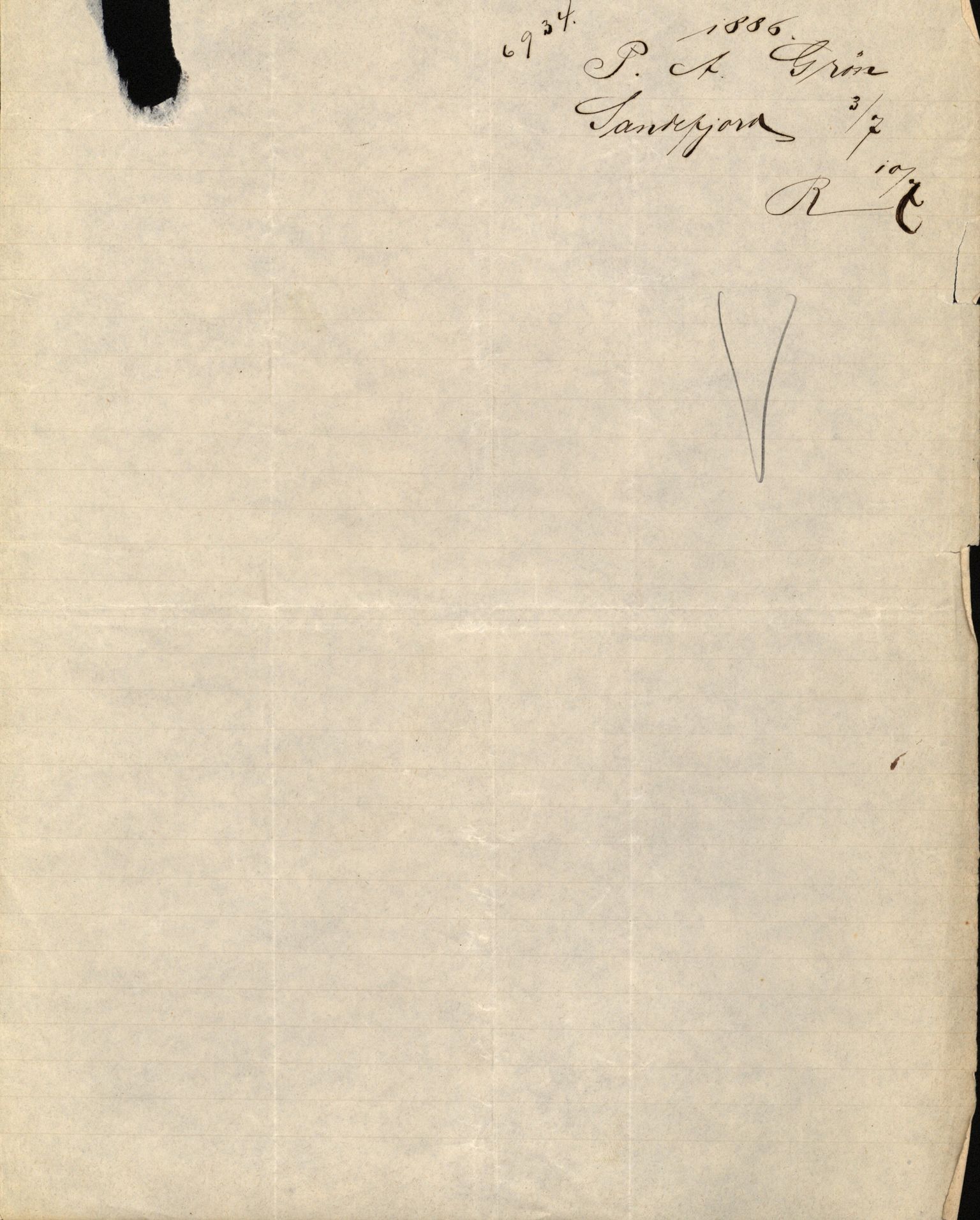 Pa 63 - Østlandske skibsassuranceforening, VEMU/A-1079/G/Ga/L0019/0002: Havaridokumenter / Seagull, Victoria, Freya, Ørnen, Frednæs, Frank, 1886, p. 76