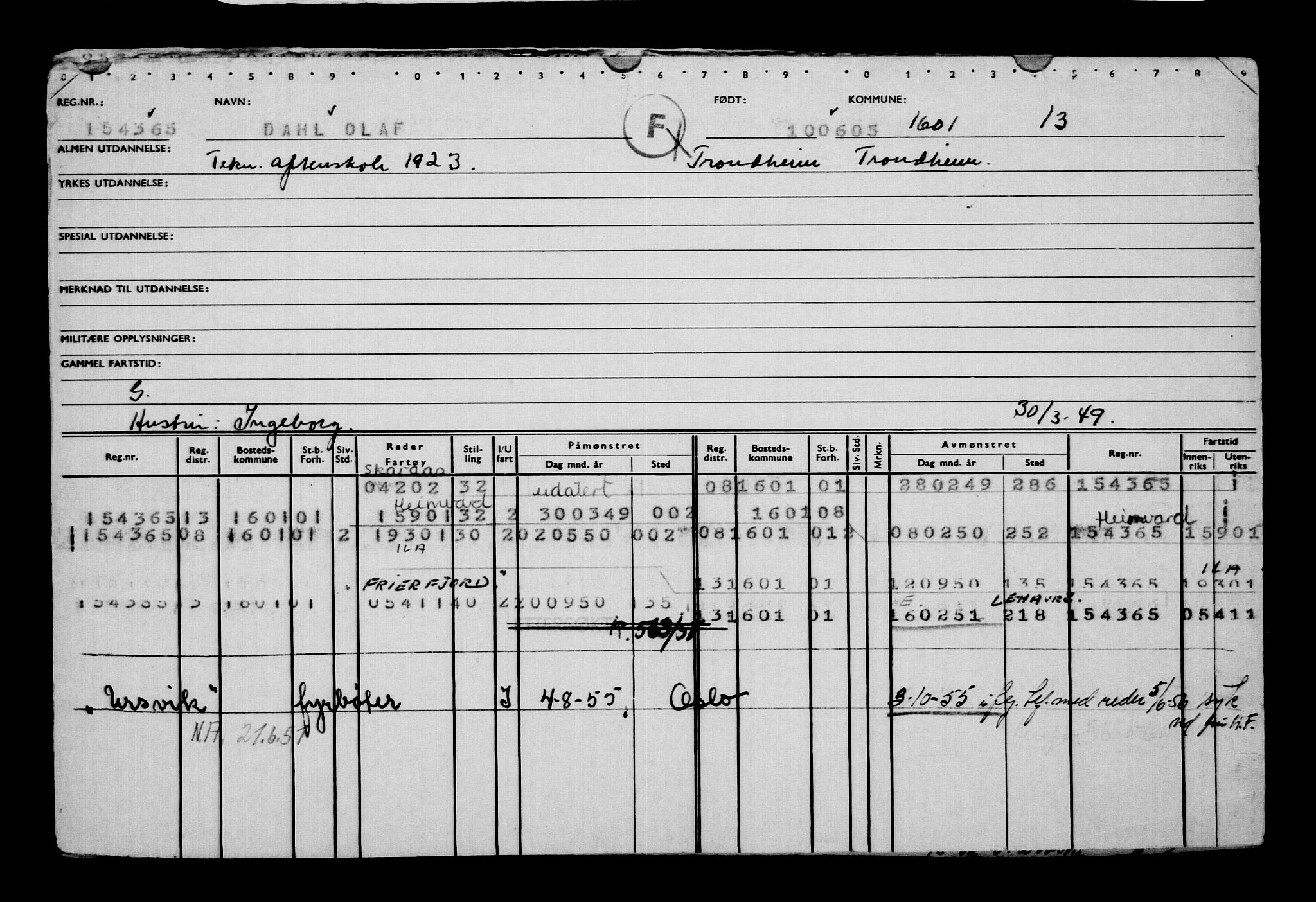 Direktoratet for sjømenn, AV/RA-S-3545/G/Gb/L0059: Hovedkort, 1905, p. 486