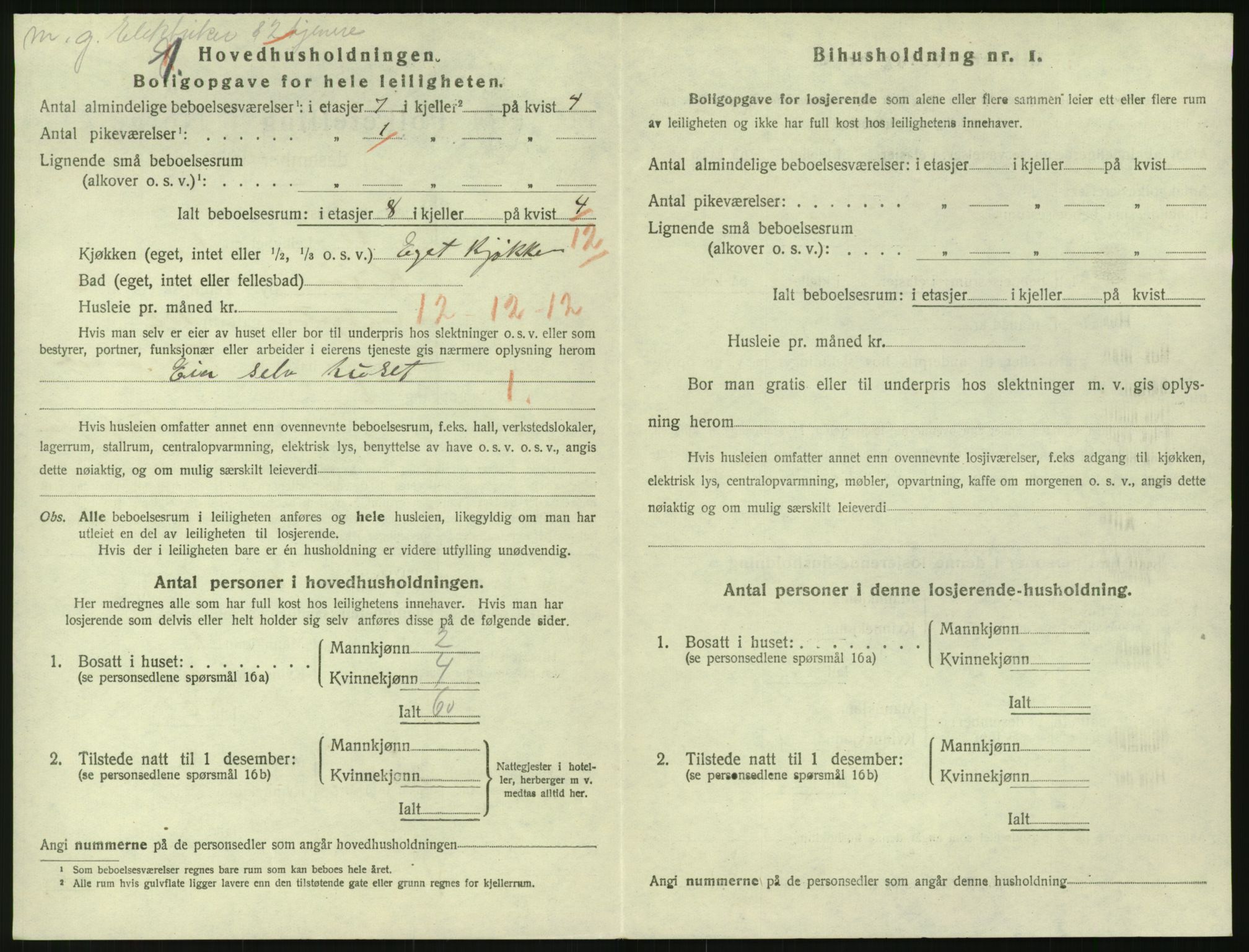 SAK, 1920 census for Risør, 1920, p. 1996