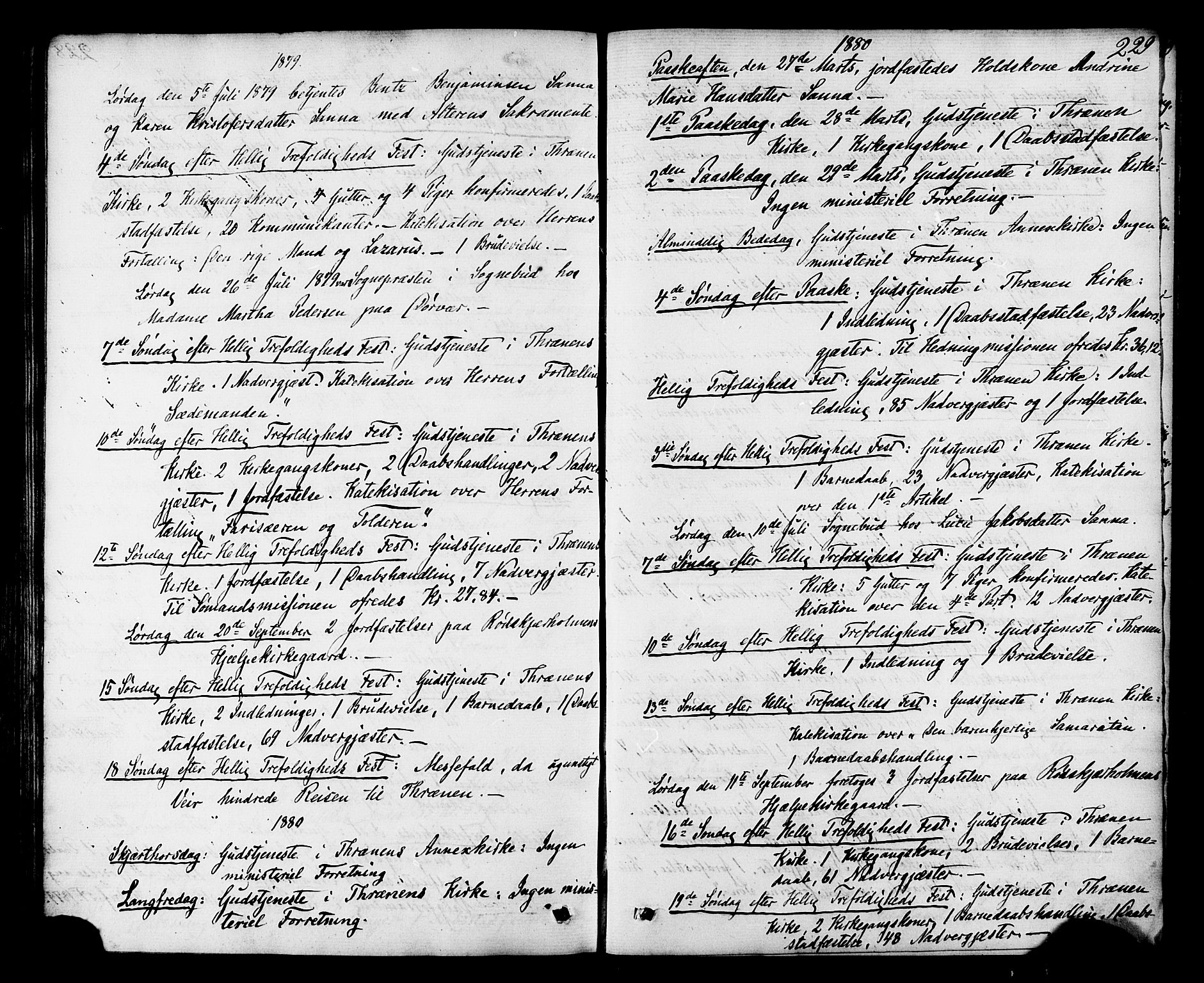 Ministerialprotokoller, klokkerbøker og fødselsregistre - Nordland, SAT/A-1459/840/L0579: Parish register (official) no. 840A01, 1863-1887, p. 229