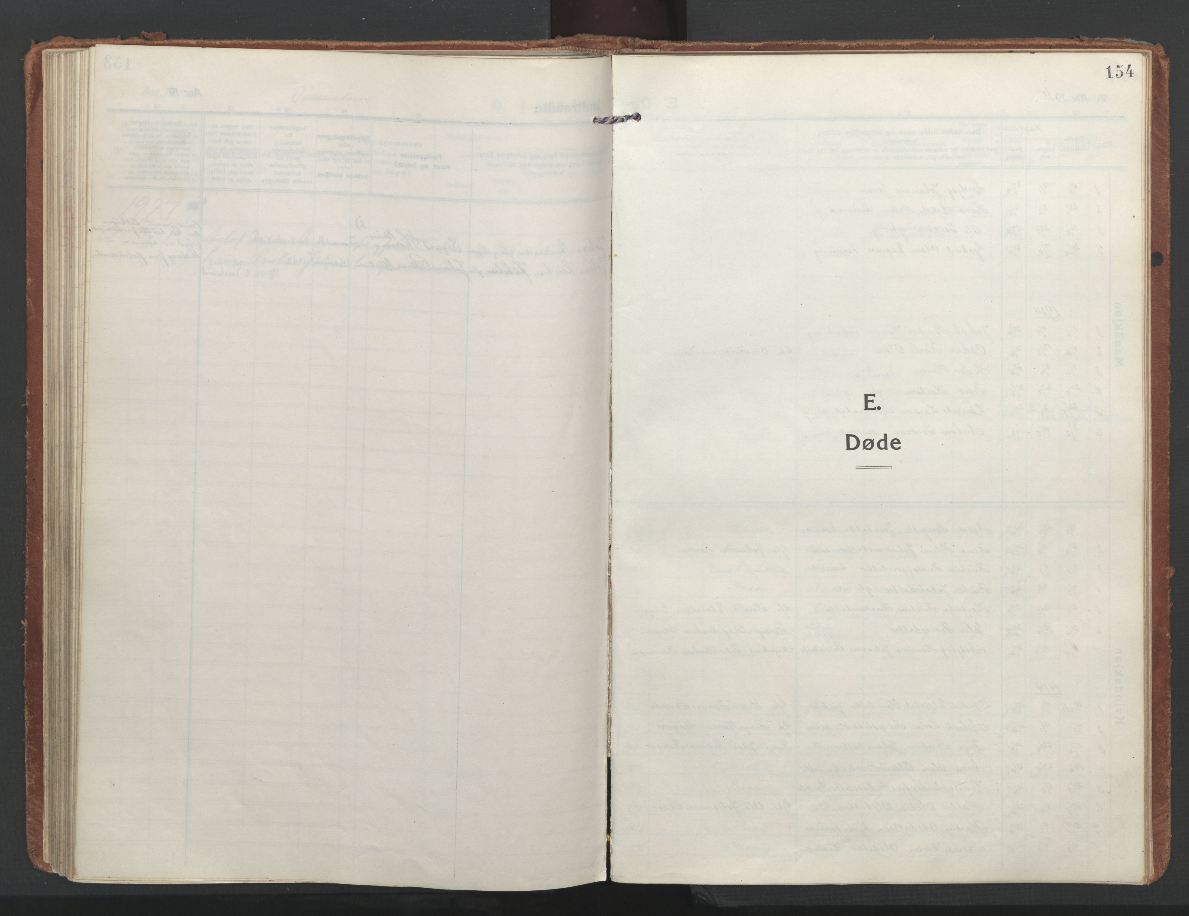 Ministerialprotokoller, klokkerbøker og fødselsregistre - Nordland, SAT/A-1459/852/L0748: Parish register (official) no. 852A18, 1913-1932, p. 154