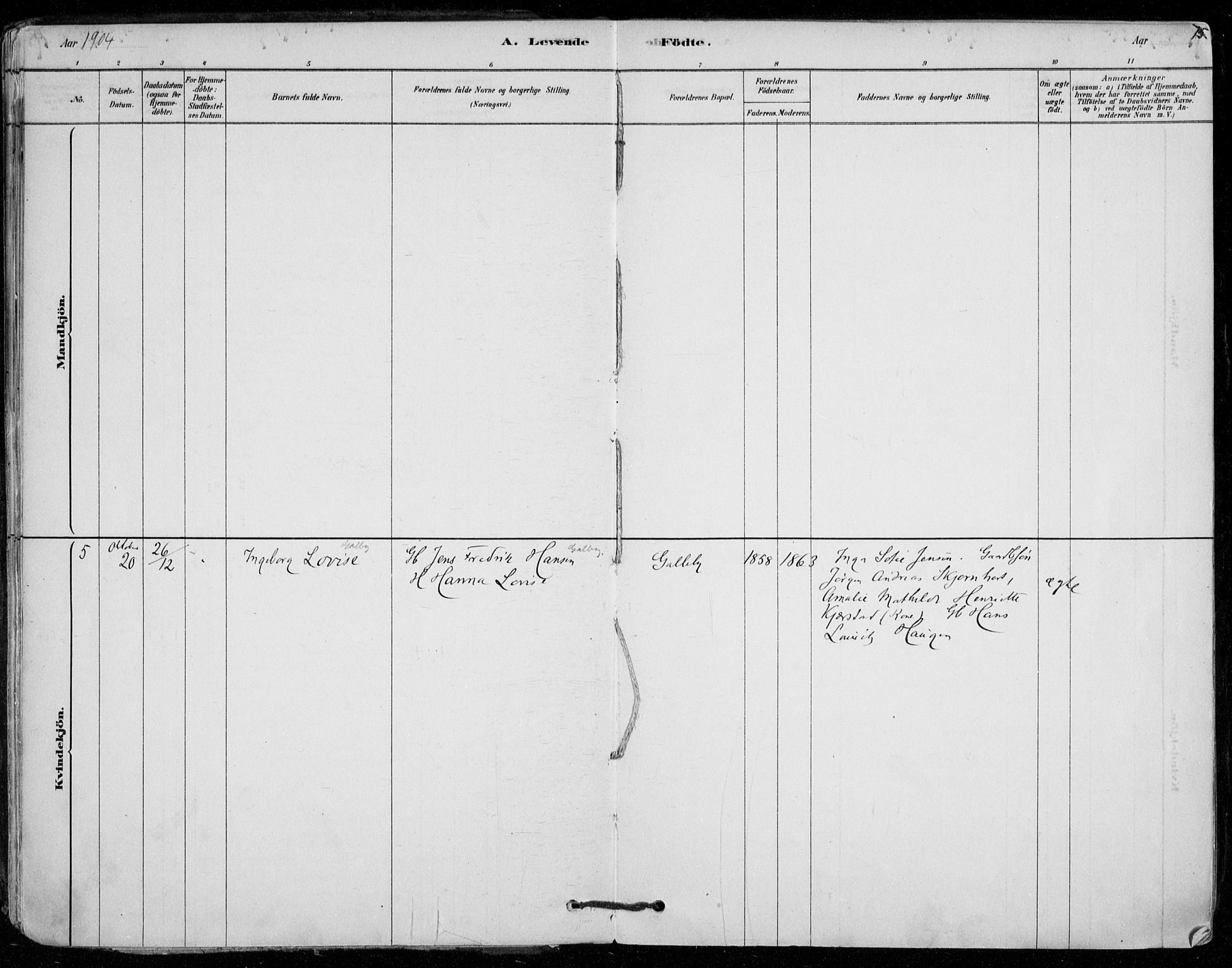 Vestby prestekontor Kirkebøker, AV/SAO-A-10893/F/Fd/L0001: Parish register (official) no. IV 1, 1878-1945, p. 15