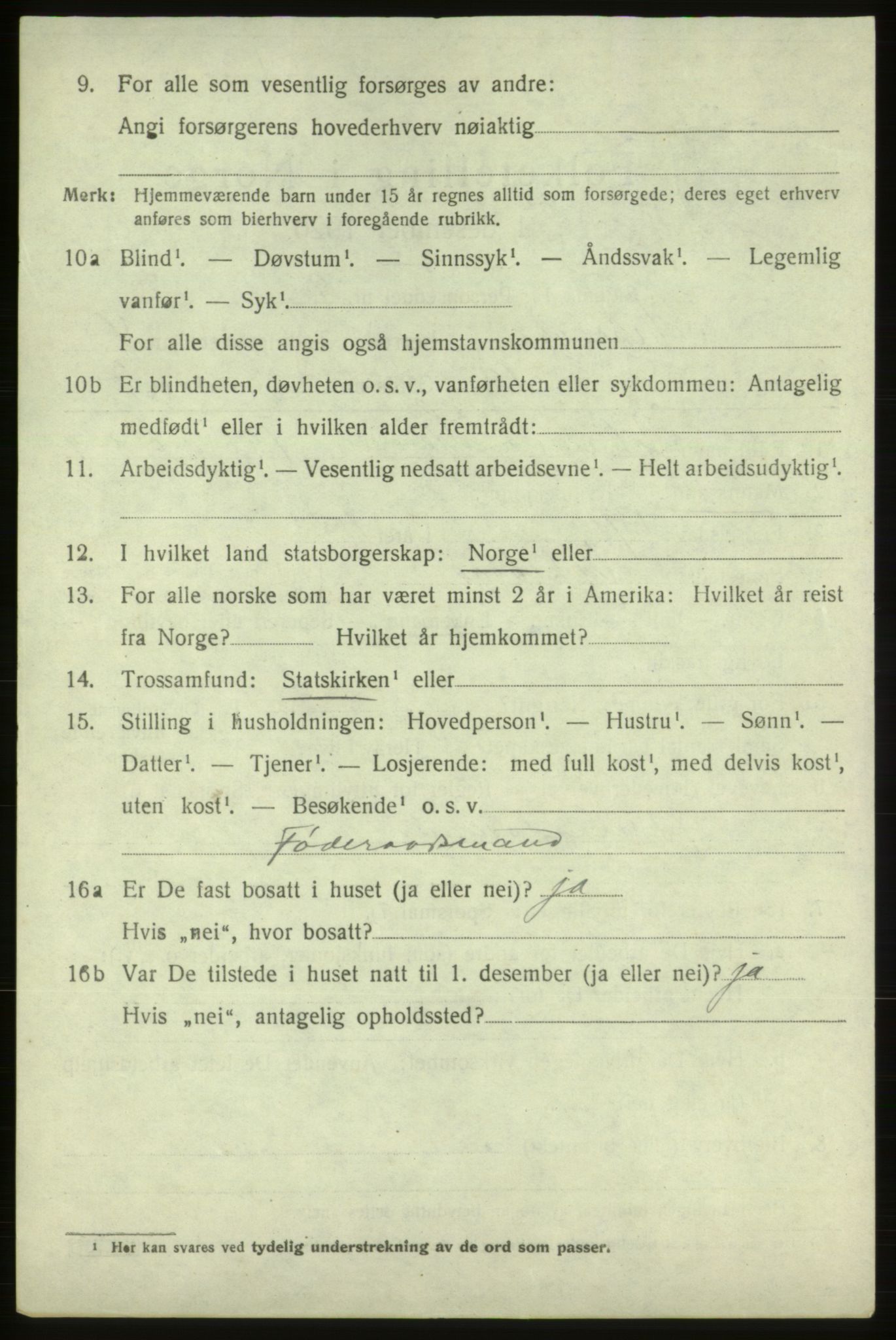 SAB, 1920 census for Vikebygd, 1920, p. 1682