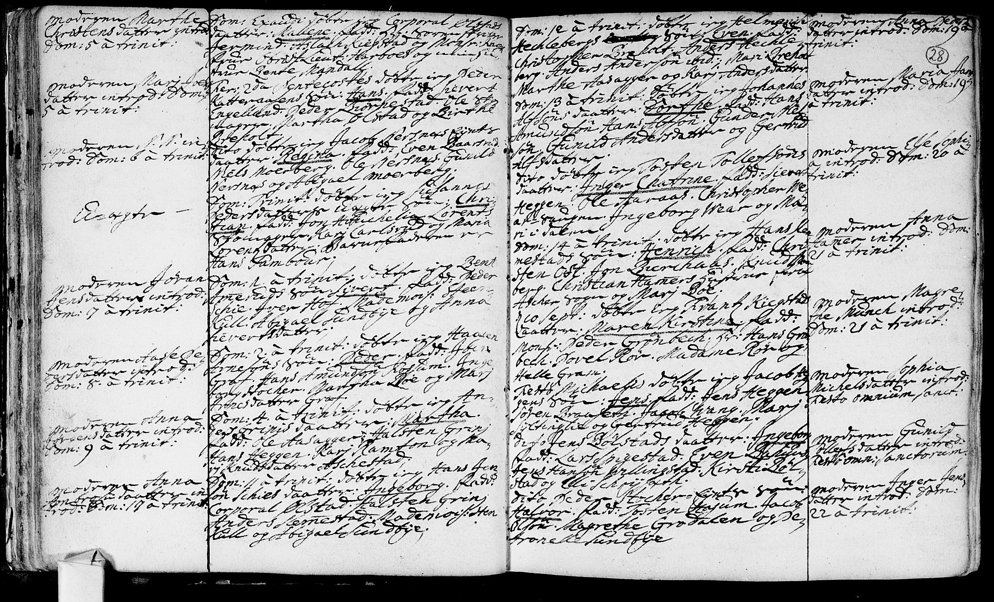 Røyken kirkebøker, SAKO/A-241/F/Fa/L0002: Parish register (official) no. 2, 1731-1782, p. 28