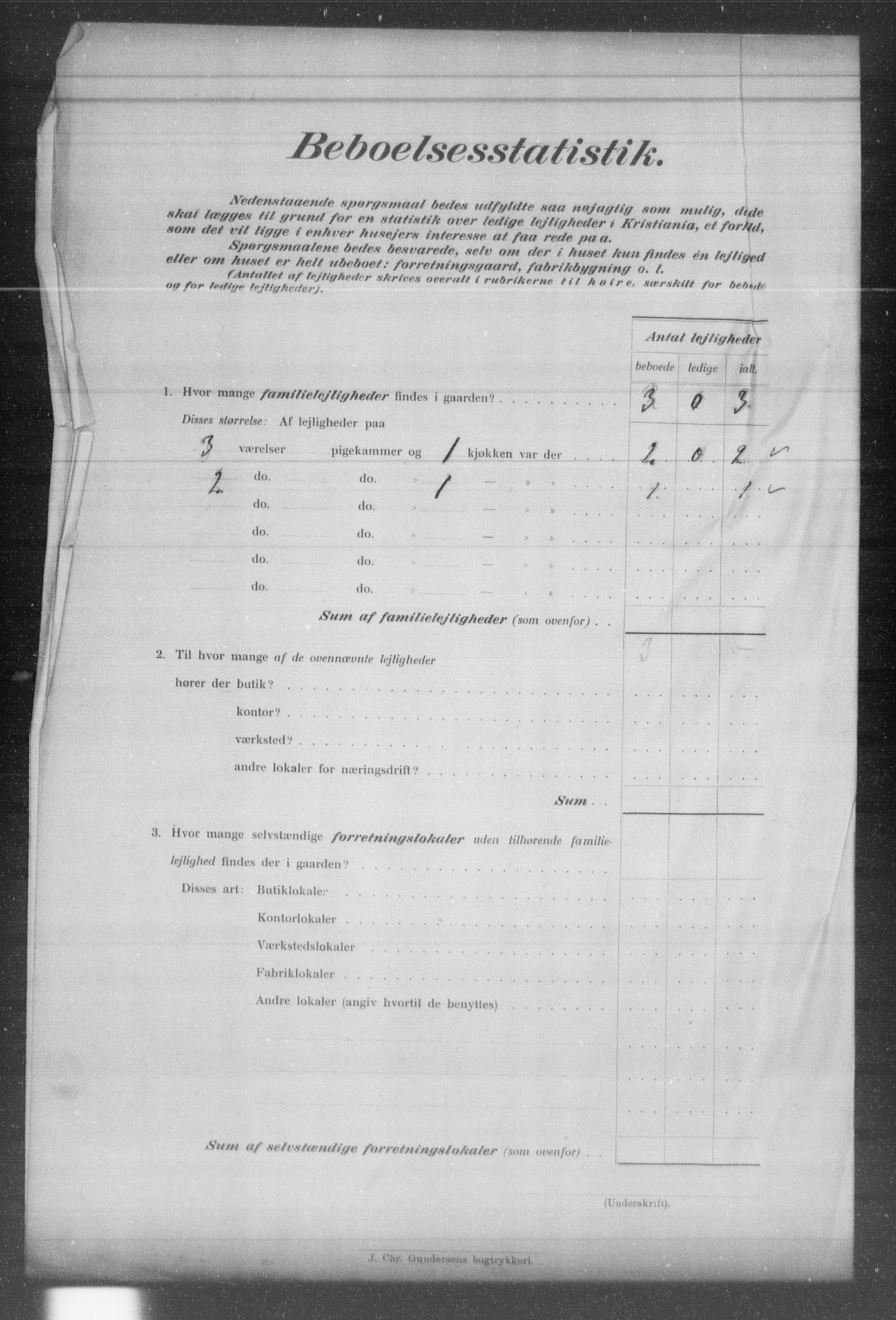 OBA, Municipal Census 1903 for Kristiania, 1903, p. 5965