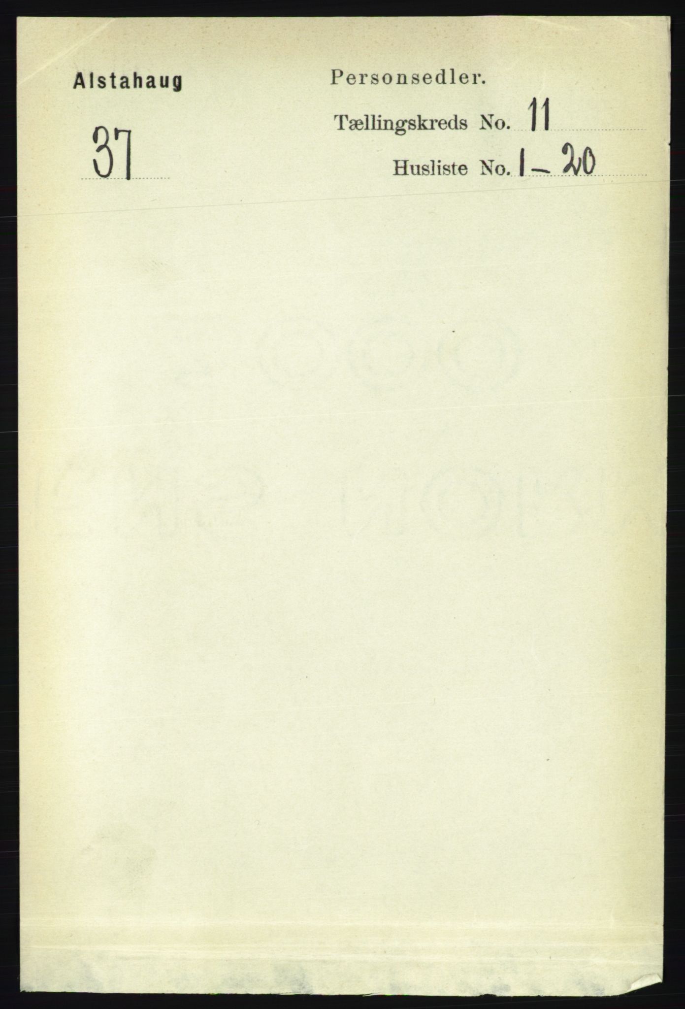 RA, 1891 census for 1820 Alstahaug, 1891, p. 3869