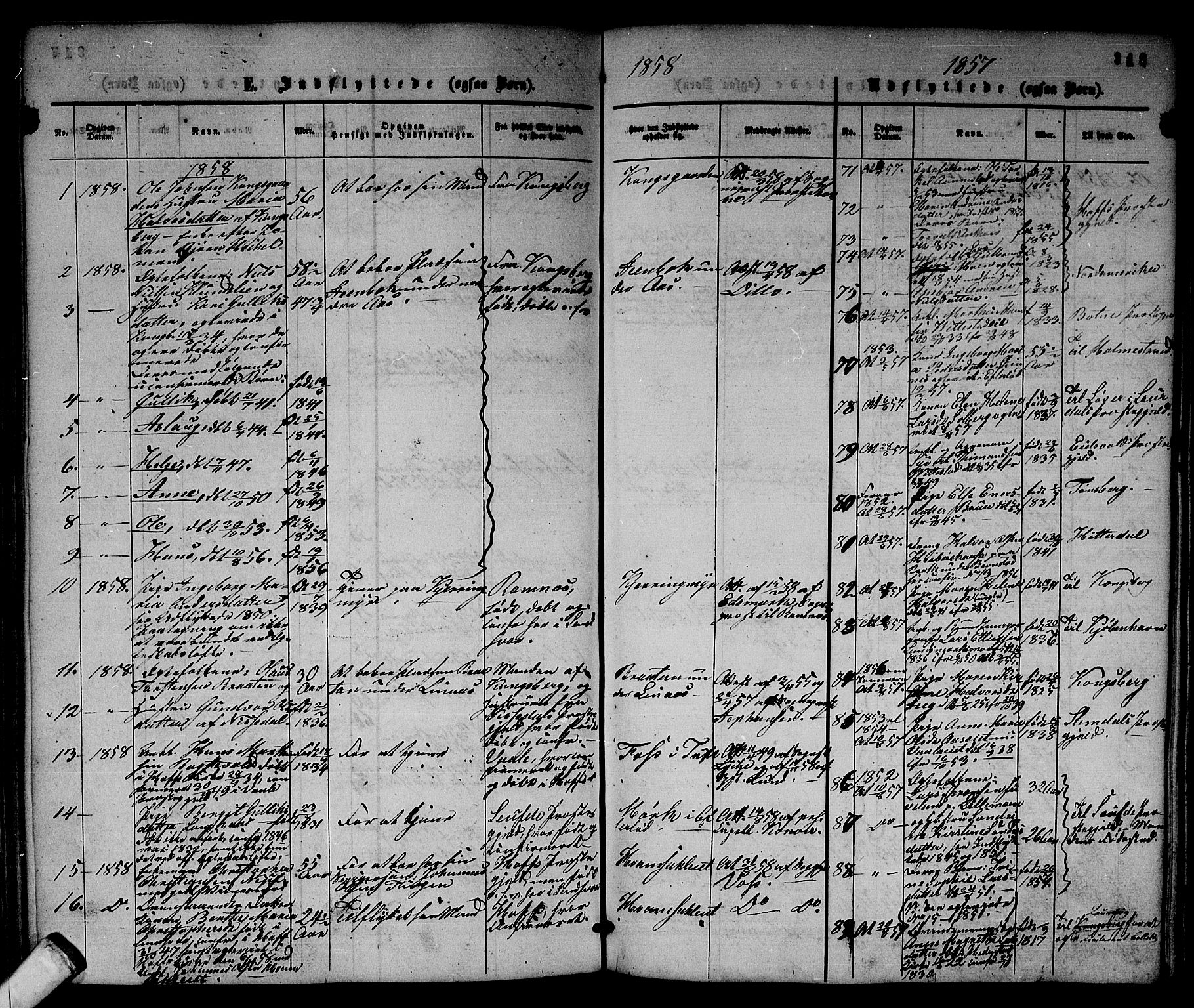 Sandsvær kirkebøker, AV/SAKO-A-244/G/Ga/L0005: Parish register (copy) no. I 5, 1857-1873, p. 318