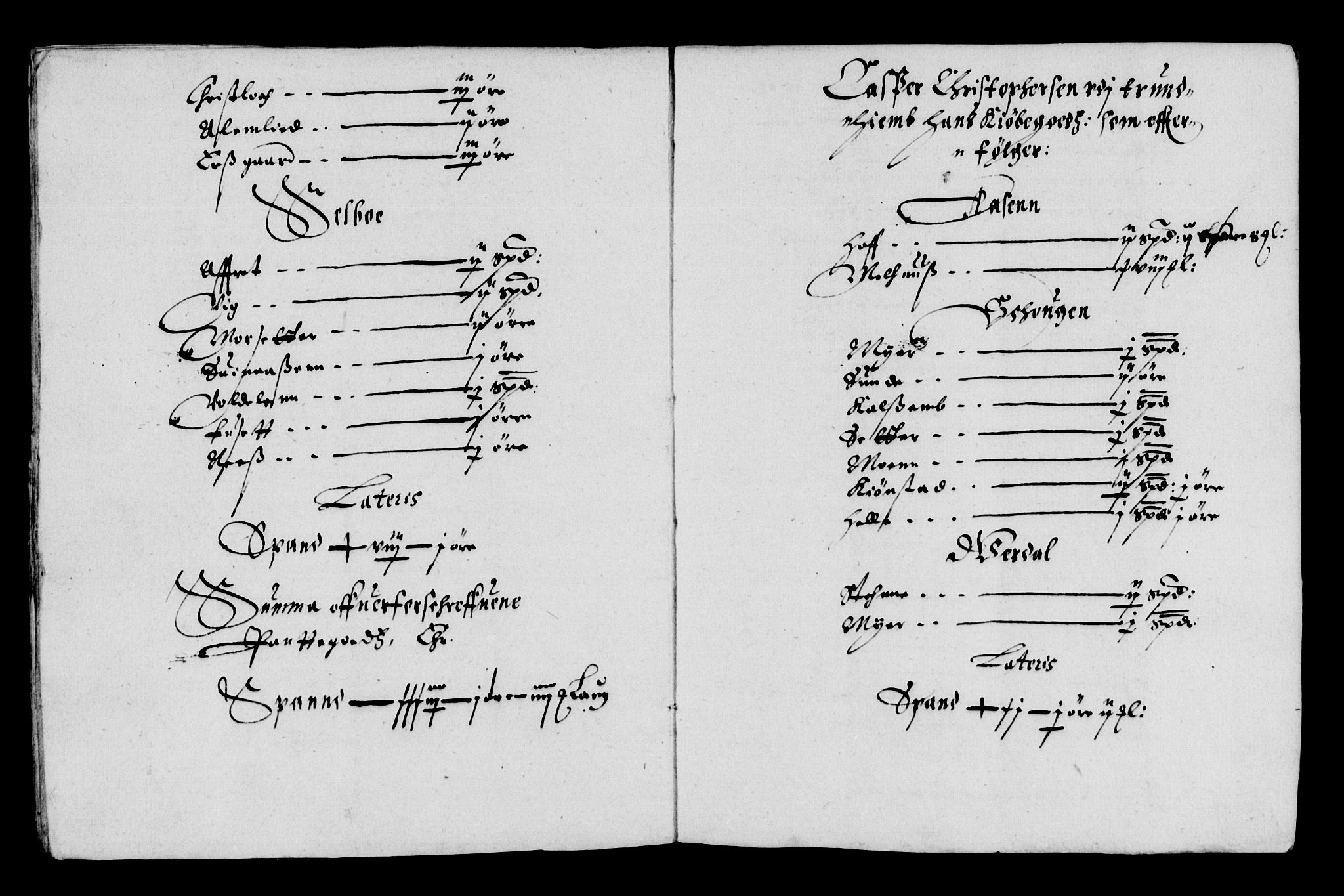 Rentekammeret inntil 1814, Reviderte regnskaper, Lensregnskaper, AV/RA-EA-5023/R/Rb/Rbw/L0087: Trondheim len, 1646-1647