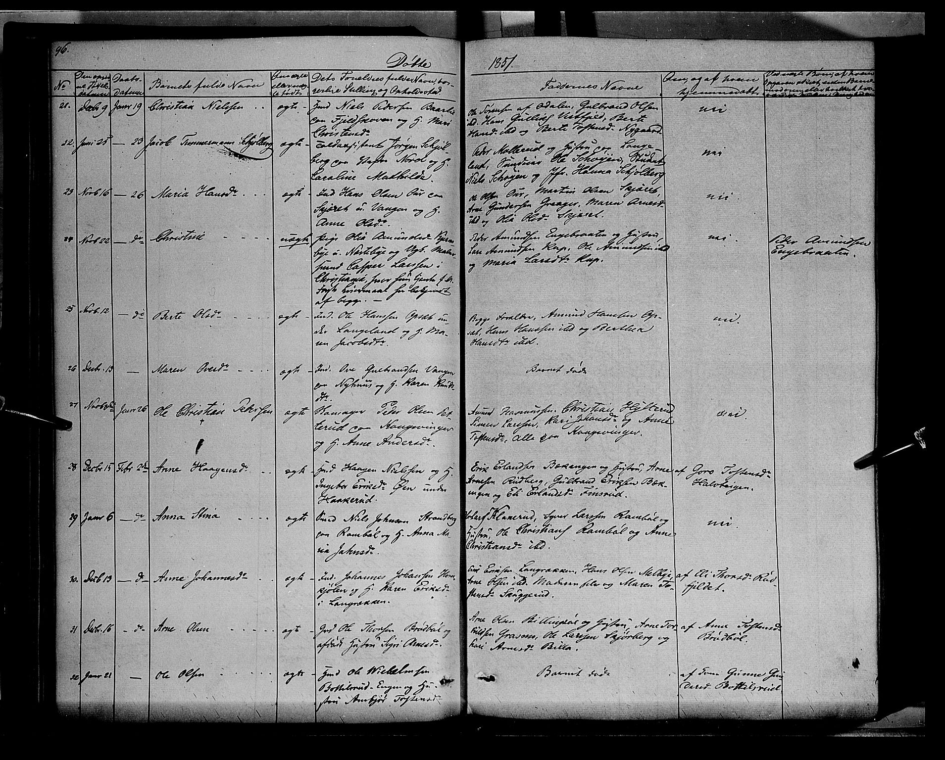 Vinger prestekontor, AV/SAH-PREST-024/H/Ha/Haa/L0009: Parish register (official) no. 9, 1847-1855, p. 96