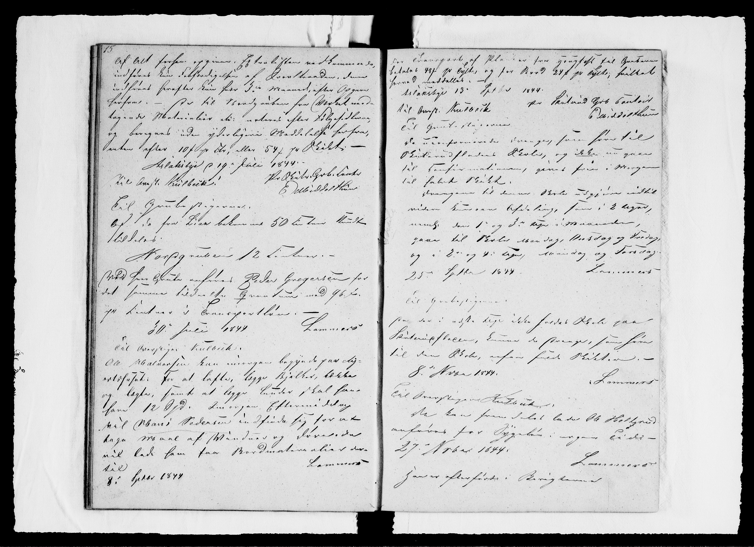 Modums Blaafarveværk, AV/RA-PA-0157/G/Ge/L0312/0001: -- / Journal for Nordgruberne, 1840-1844, p. 18