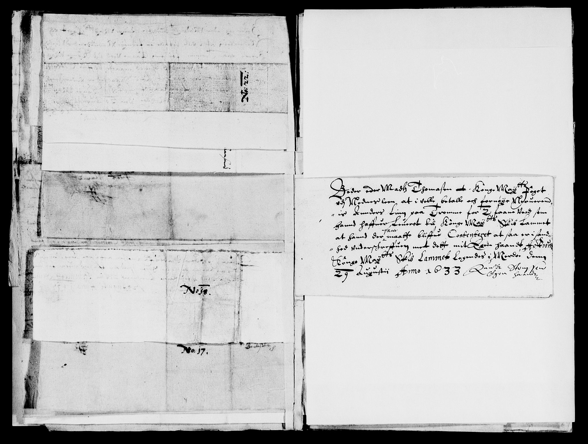 Rentekammeret inntil 1814, Reviderte regnskaper, Lensregnskaper, AV/RA-EA-5023/R/Rb/Rbq/L0022: Nedenes len. Mandals len. Råbyggelag., 1632-1634