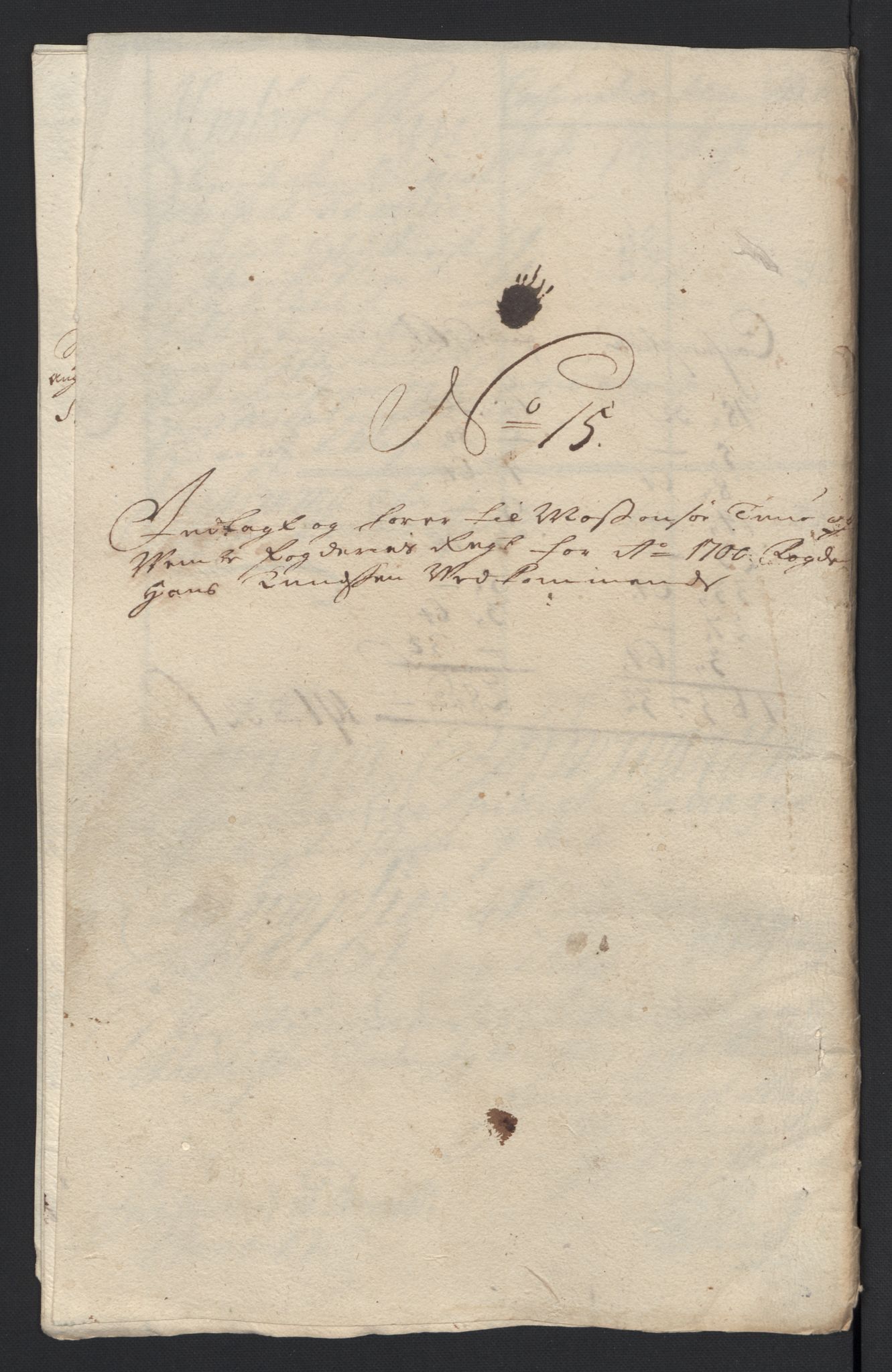 Rentekammeret inntil 1814, Reviderte regnskaper, Fogderegnskap, AV/RA-EA-4092/R04/L0129: Fogderegnskap Moss, Onsøy, Tune, Veme og Åbygge, 1700, p. 355