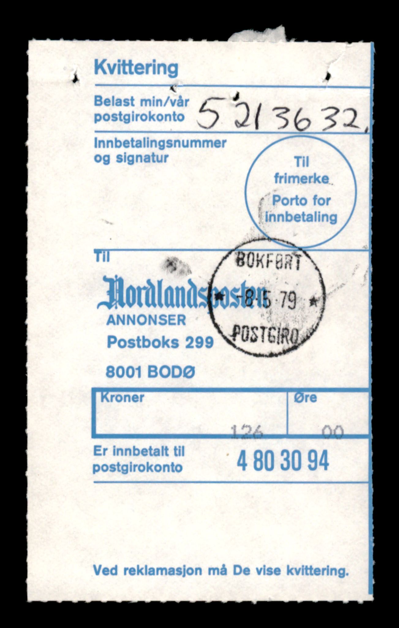 Salten sorenskriveri, SAT/A-4578/4/J/Jd/Jda/L0013: Bilag. Enkeltmannsforetak, personlig firma og andelslag Kj - Ku, 1953-1989, p. 7