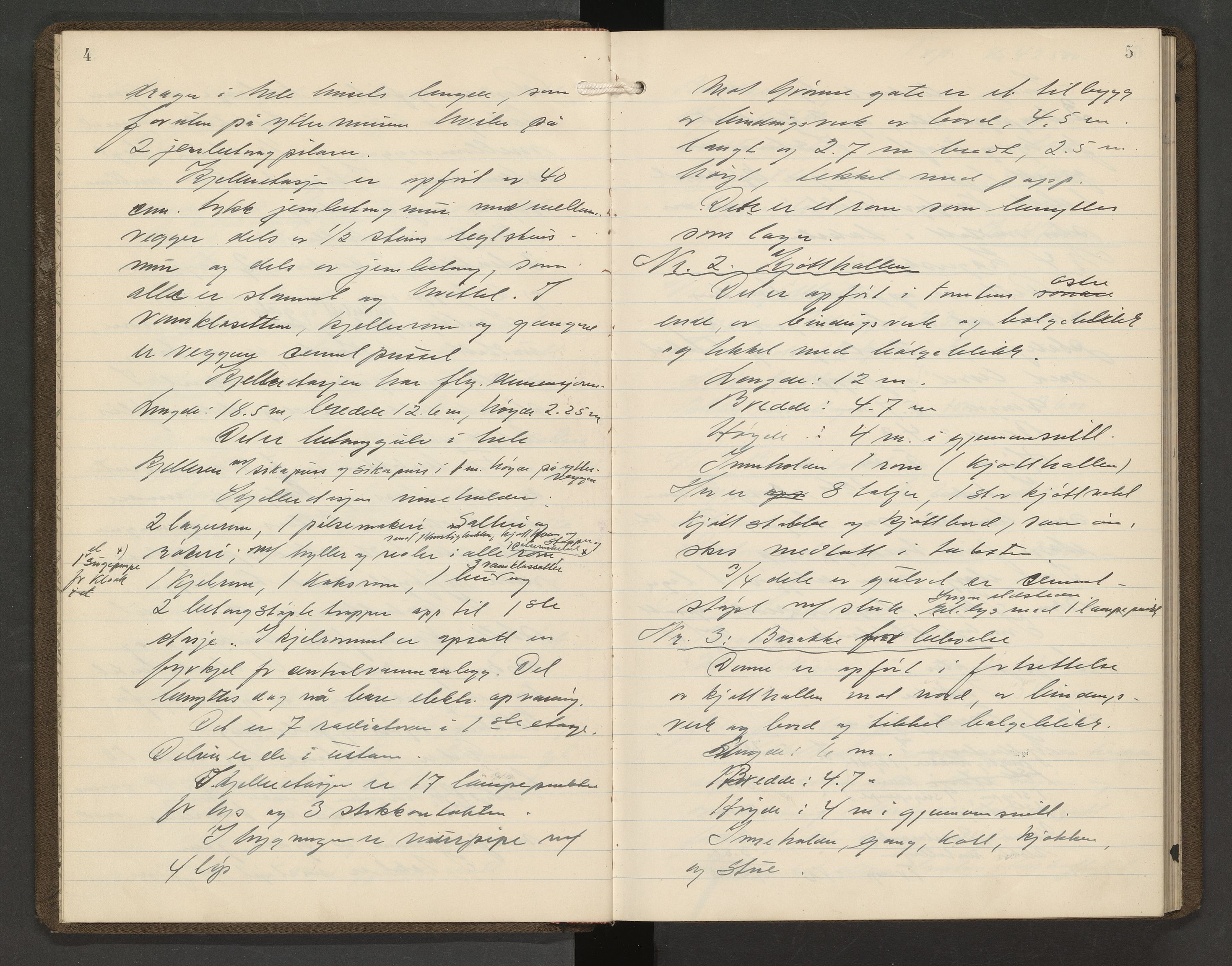 Norges Brannkasse Stod, AV/SAT-A-5549/Fa/L0002: Branntakstprotokoll, 1940-1949, p. 4-5