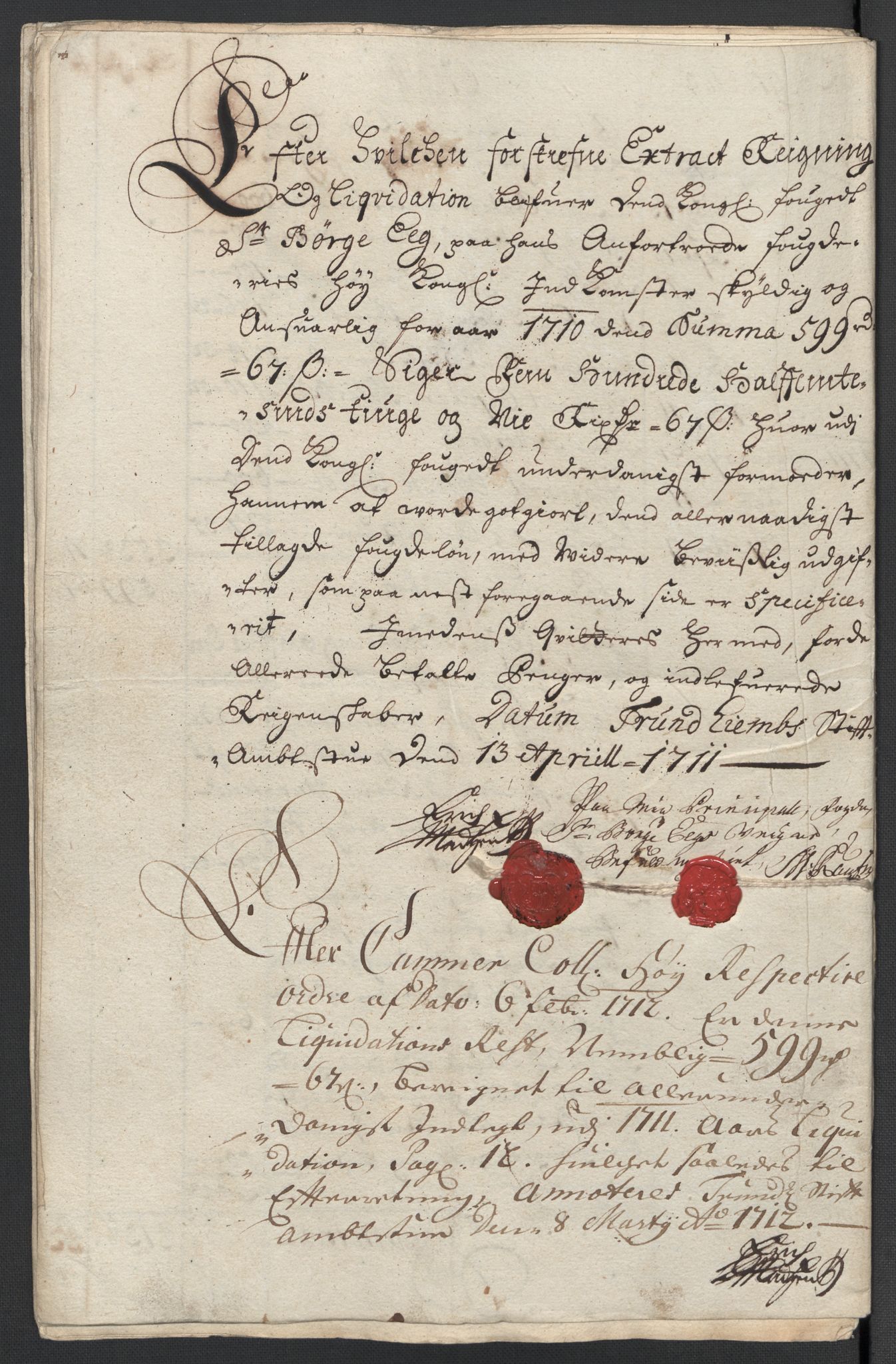 Rentekammeret inntil 1814, Reviderte regnskaper, Fogderegnskap, AV/RA-EA-4092/R55/L3659: Fogderegnskap Romsdal, 1709-1710, p. 276