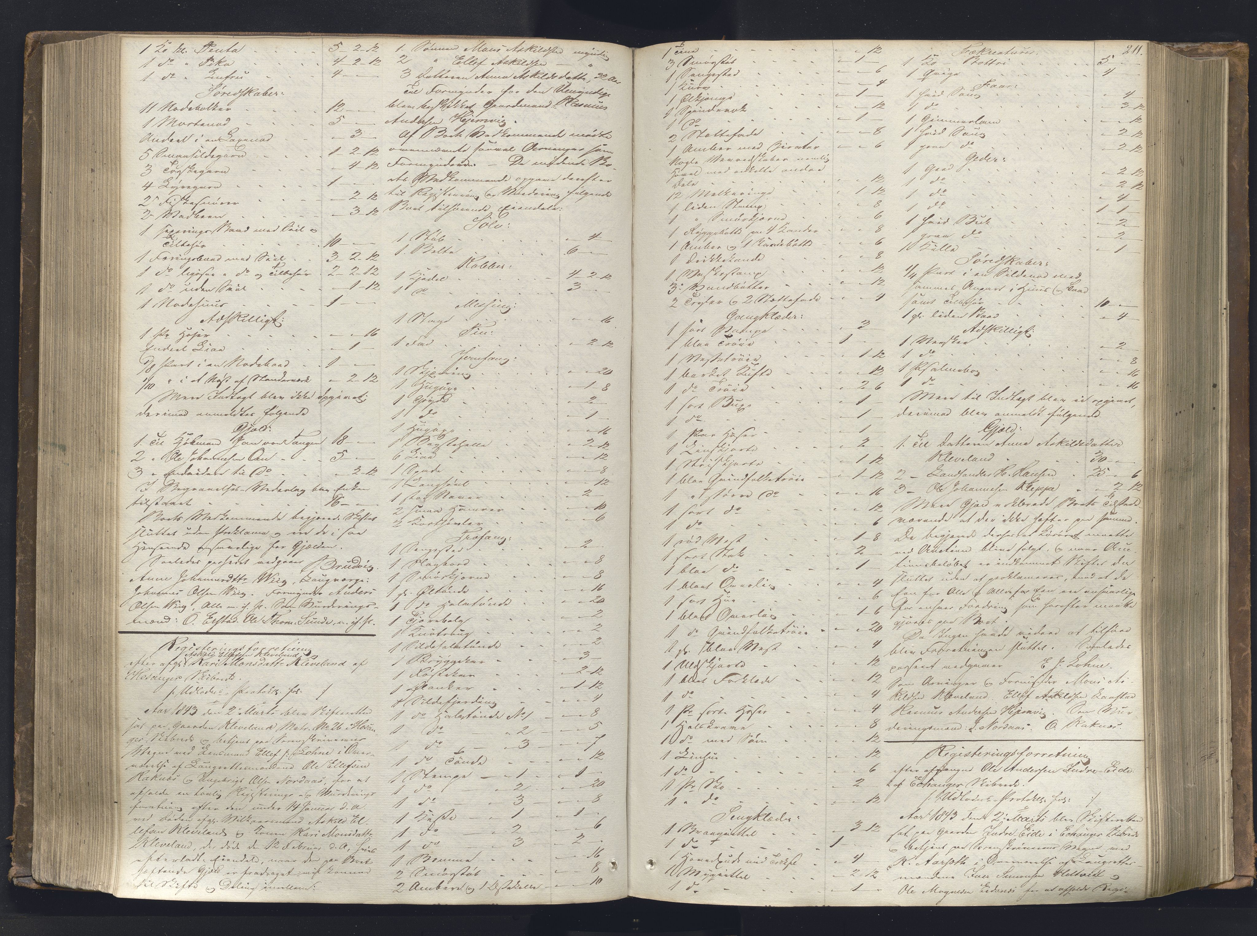 Nordhordland sorenskrivar, AV/SAB-A-2901/1/H/Hb/L0001: Registreringsprotokollar, 1841-1845, p. 211