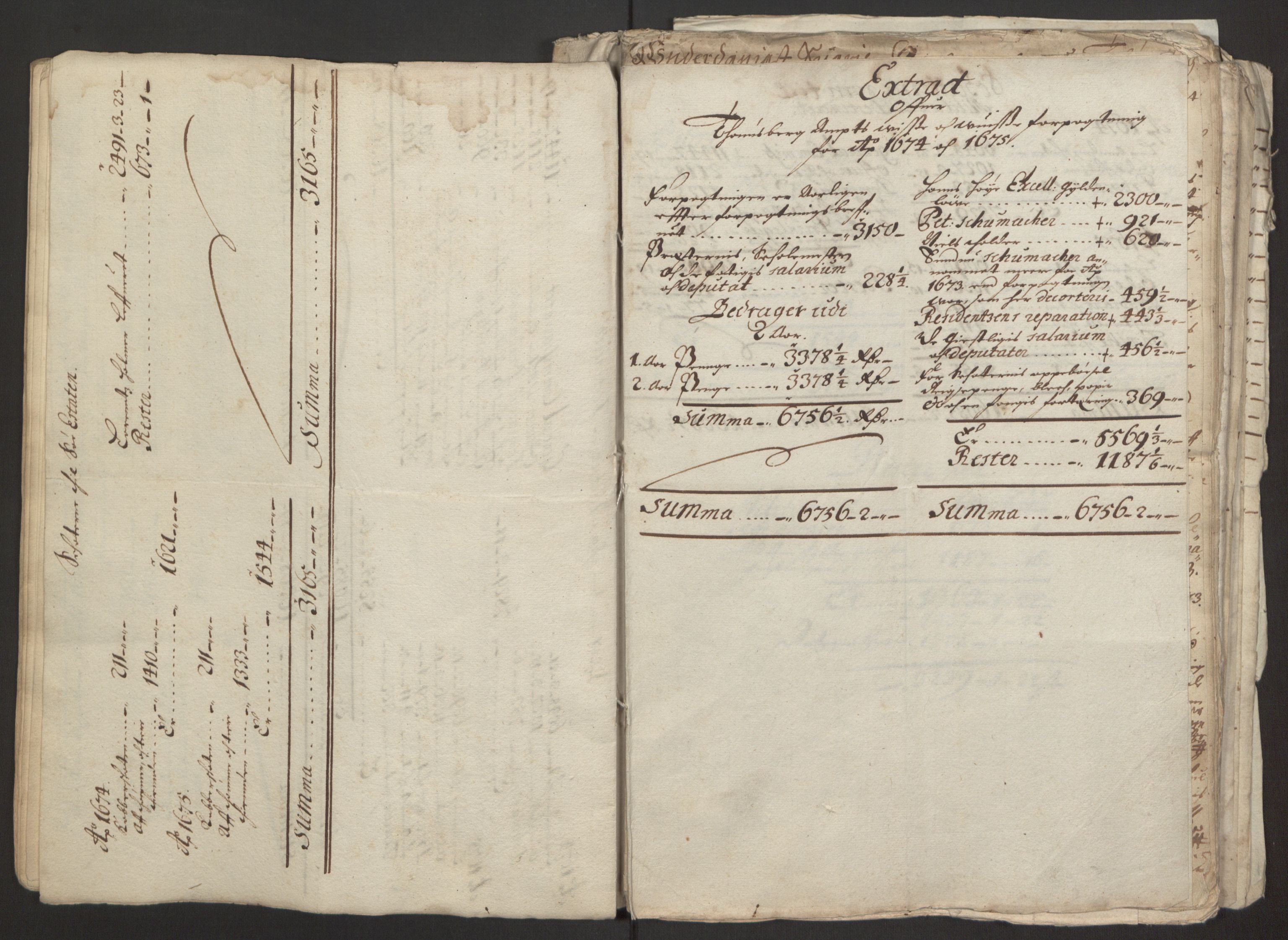 Rentekammeret inntil 1814, Reviderte regnskaper, Fogderegnskap, RA/EA-4092/R32/L1843: Fogderegnskap Jarlsberg grevskap, 1674-1675, p. 25
