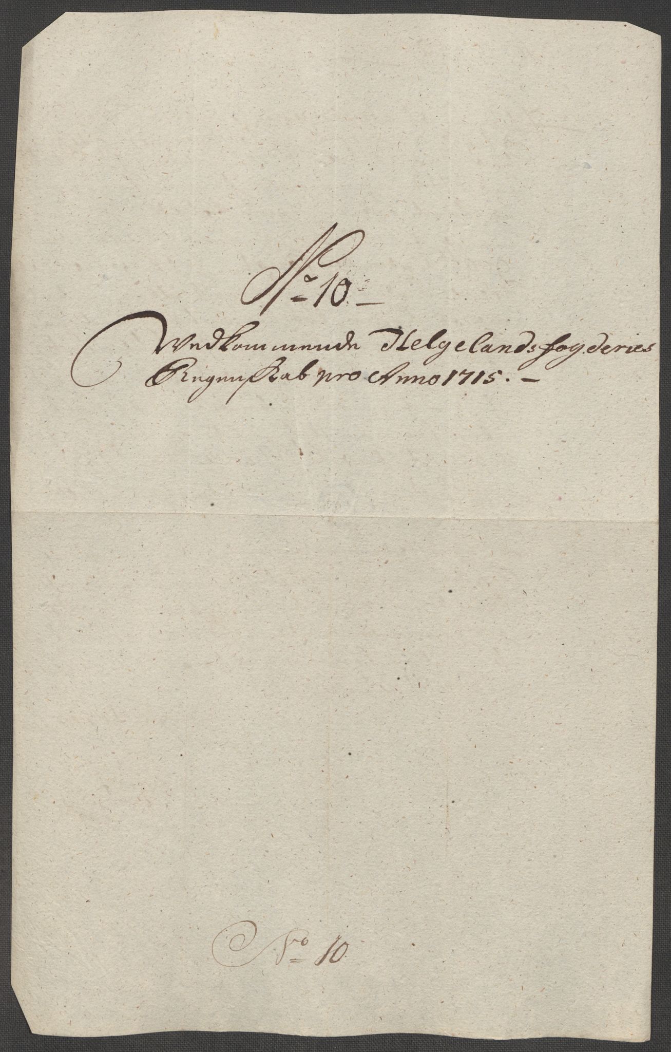 Rentekammeret inntil 1814, Reviderte regnskaper, Fogderegnskap, RA/EA-4092/R65/L4513: Fogderegnskap Helgeland, 1714-1715, p. 587