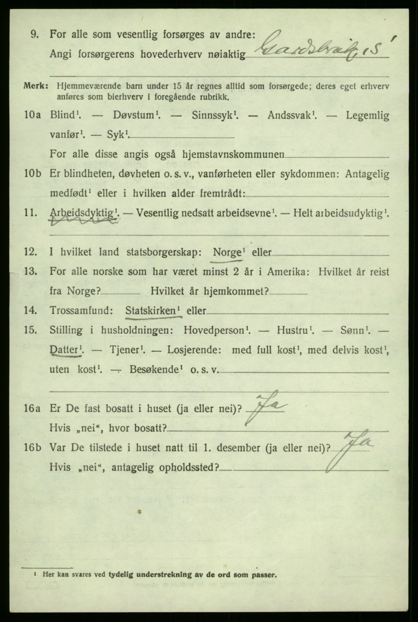 SAB, 1920 census for Luster, 1920, p. 1593