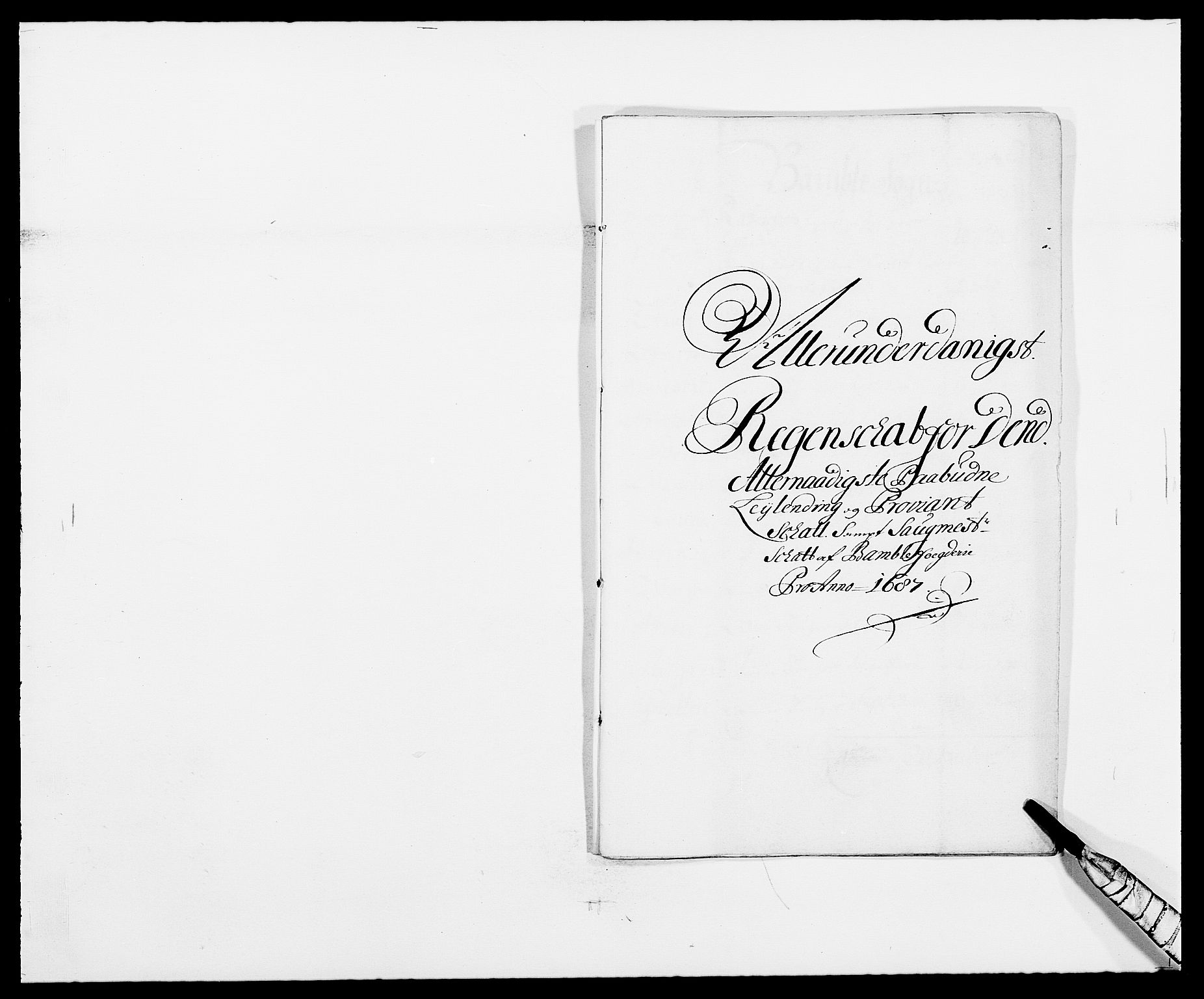 Rentekammeret inntil 1814, Reviderte regnskaper, Fogderegnskap, RA/EA-4092/R34/L2049: Fogderegnskap Bamble, 1685-1687, p. 229