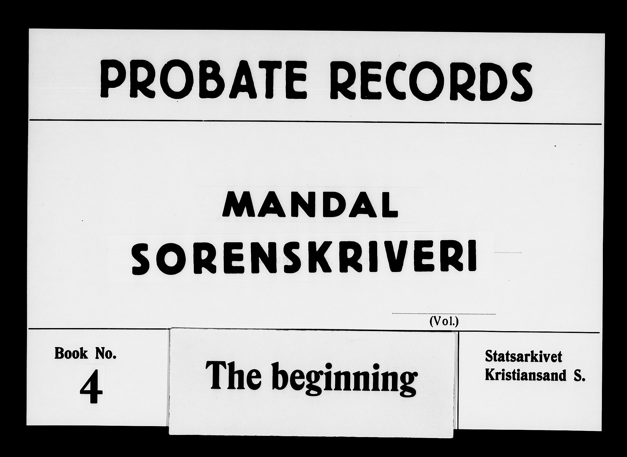 Mandal sorenskriveri, AV/SAK-1221-0005/001/H/Hc/L0008: Skifteprotokoll med register, original i eske nr 4a, 1693-1702