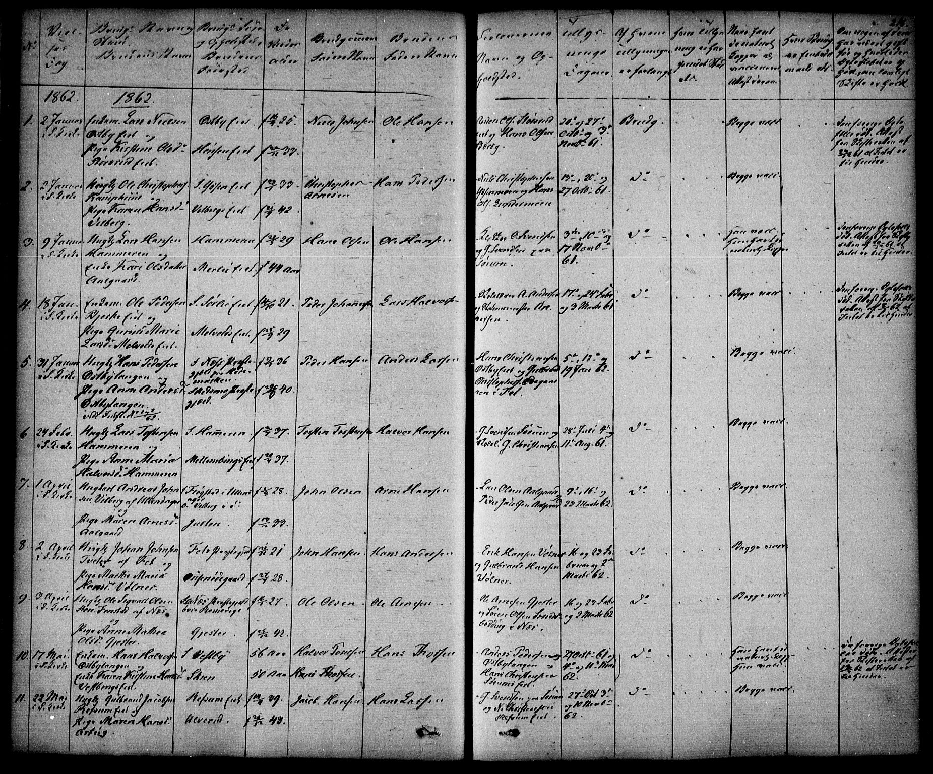 Sørum prestekontor Kirkebøker, AV/SAO-A-10303/F/Fa/L0005: Parish register (official) no. I 5, 1846-1863, p. 217