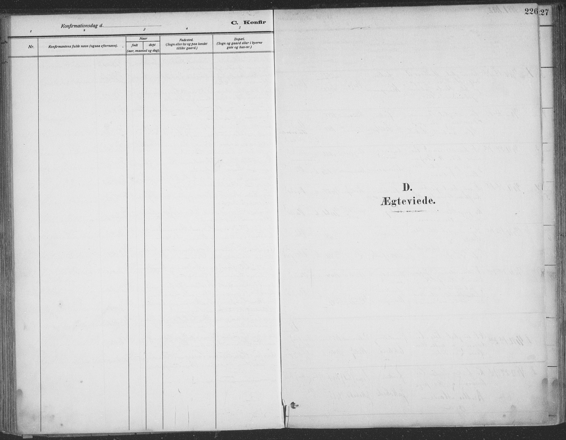 Vadsø sokneprestkontor, SATØ/S-1325/H/Ha/L0009kirke: Parish register (official) no. 9, 1881-1917, p. 226