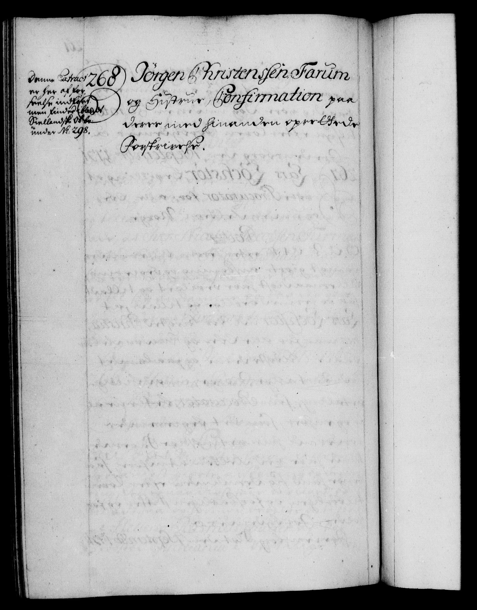 Danske Kanselli 1572-1799, AV/RA-EA-3023/F/Fc/Fca/Fcaa/L0027: Norske registre, 1730-1732, p. 261b