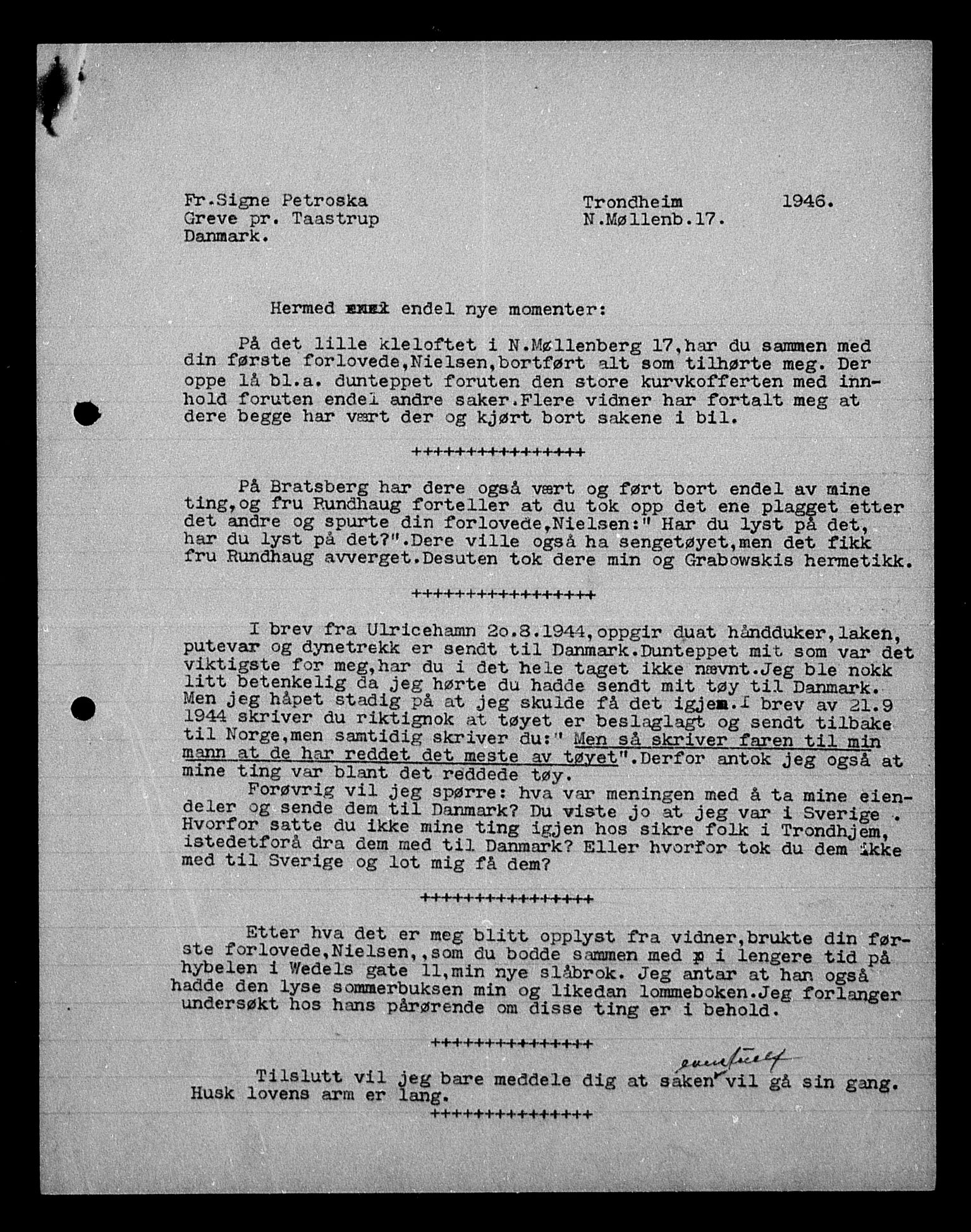 Justisdepartementet, Tilbakeføringskontoret for inndratte formuer, AV/RA-S-1564/H/Hc/Hca/L0903: --, 1945-1947, p. 34