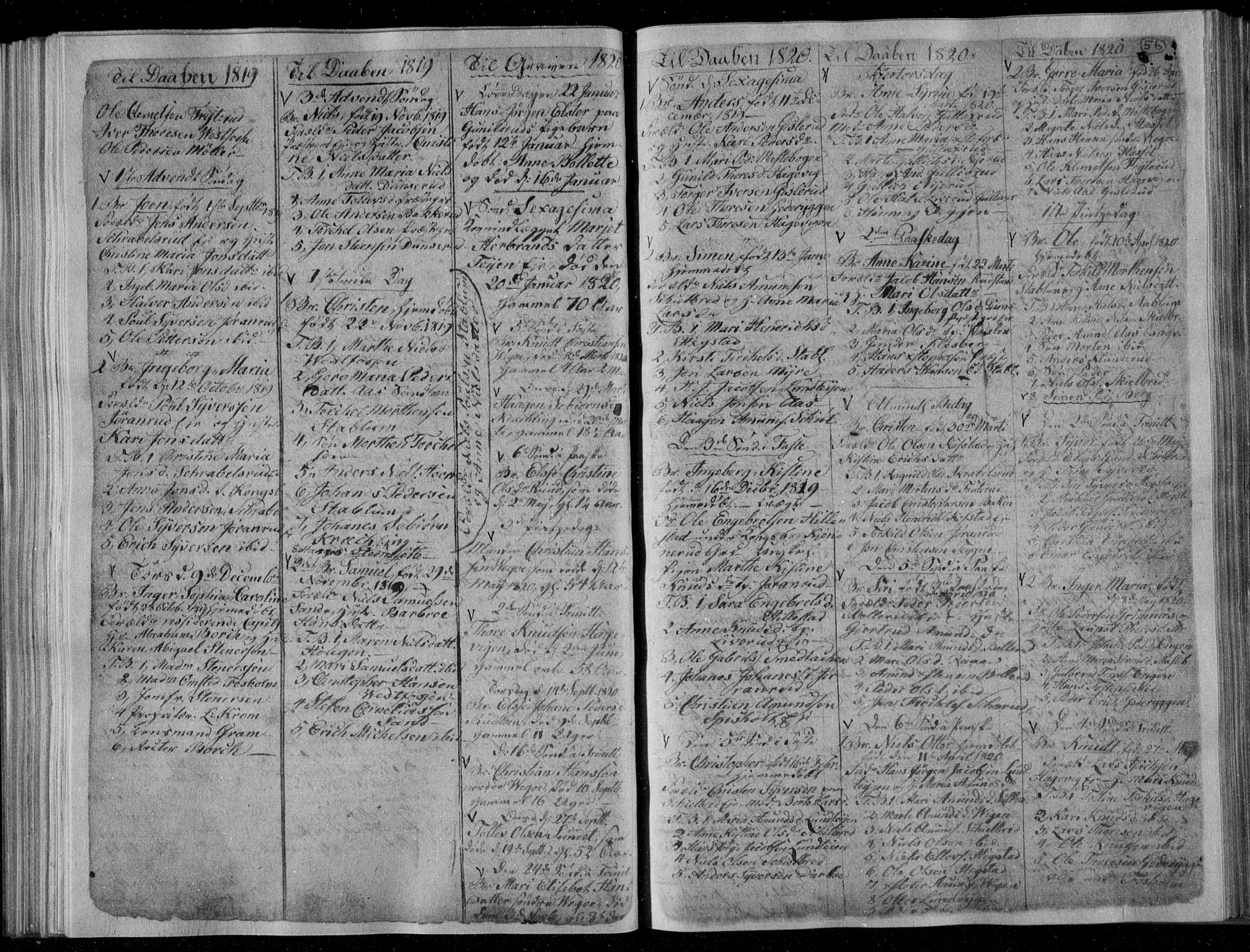 Fiskum kirkebøker, SAKO/A-15/G/Ga/L0002: Parish register (copy) no. 2, 1794-1850, p. 56