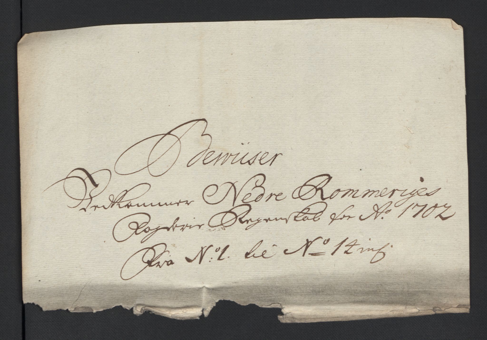 Rentekammeret inntil 1814, Reviderte regnskaper, Fogderegnskap, AV/RA-EA-4092/R11/L0585: Fogderegnskap Nedre Romerike, 1702, p. 24