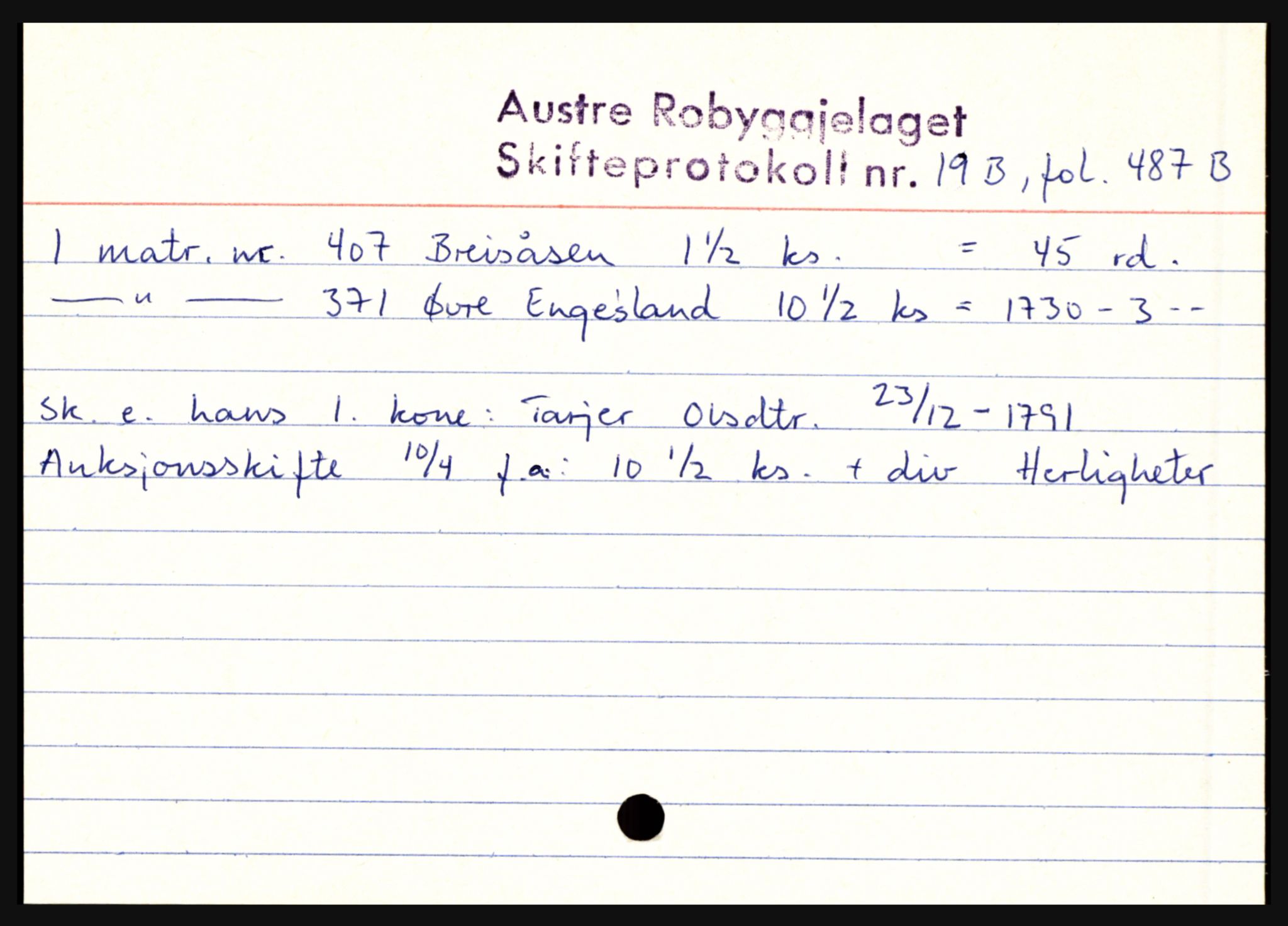 Østre Råbyggelag sorenskriveri, AV/SAK-1221-0016/H, p. 1303