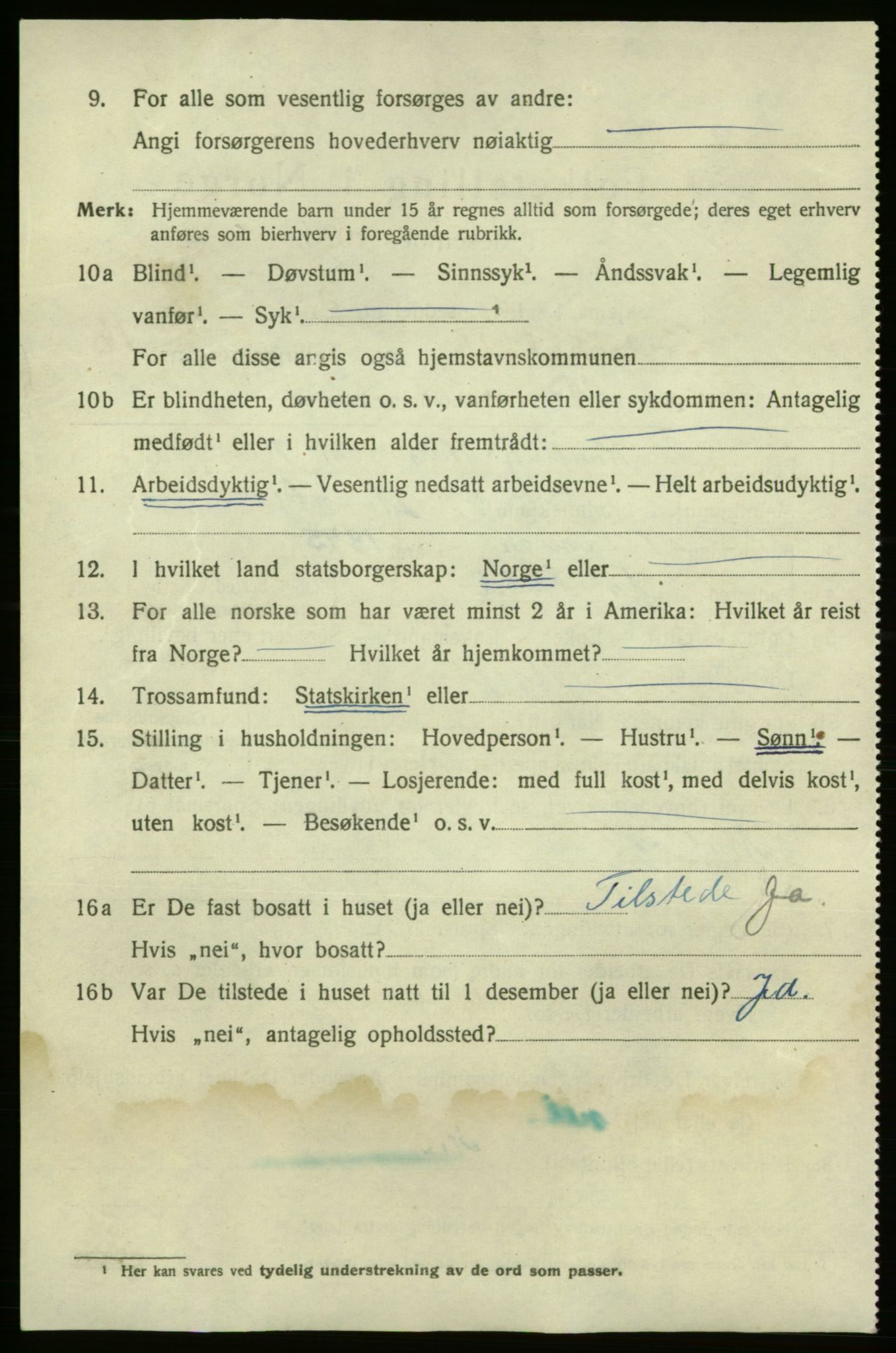 SAO, 1920 census for Fredrikshald, 1920, p. 25630