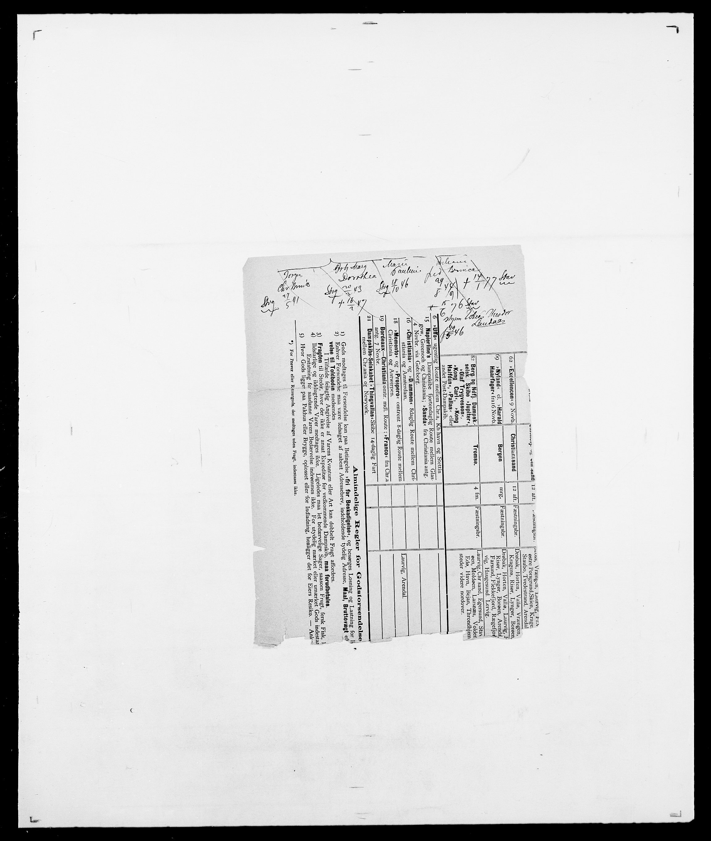 Delgobe, Charles Antoine - samling, AV/SAO-PAO-0038/D/Da/L0021: Klagenberg - Kristoft, p. 263