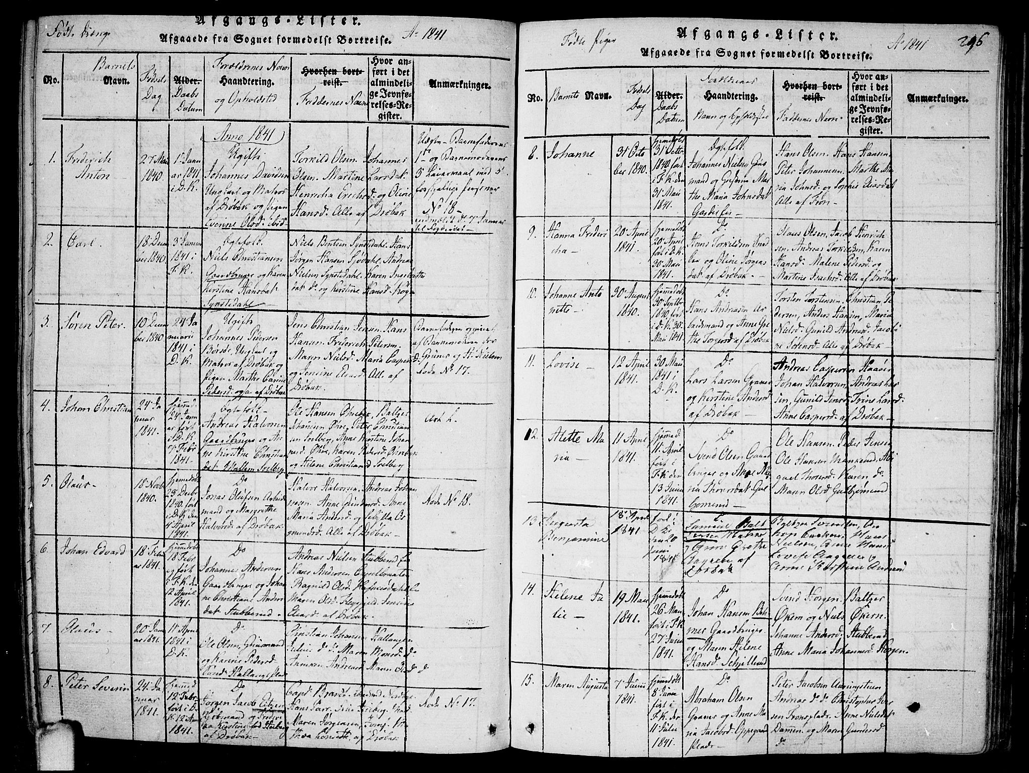 Drøbak prestekontor Kirkebøker, SAO/A-10142a/F/Fa/L0001: Parish register (official) no. I 1, 1816-1842, p. 296